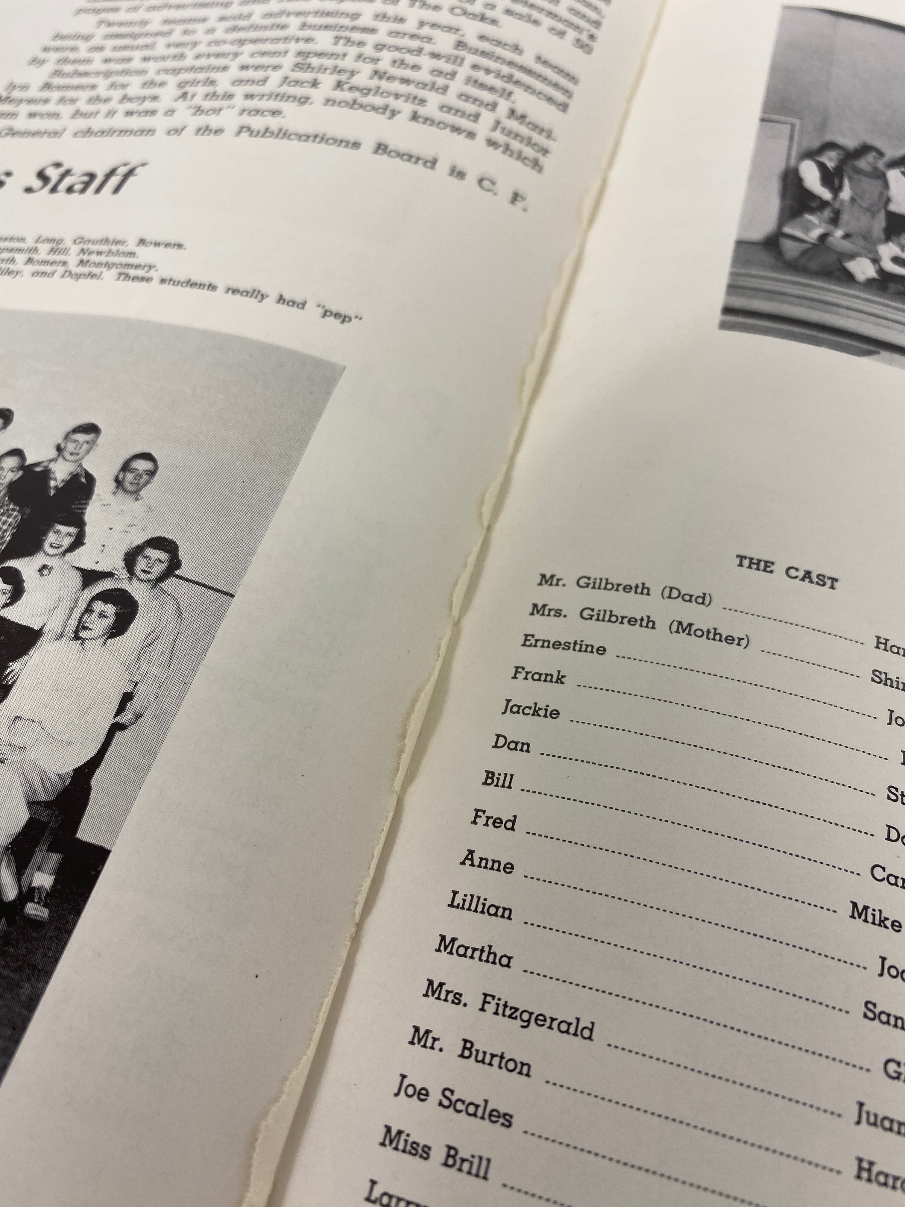 1951 Muskegon Heights High School Yearbook "The Oaks" HC