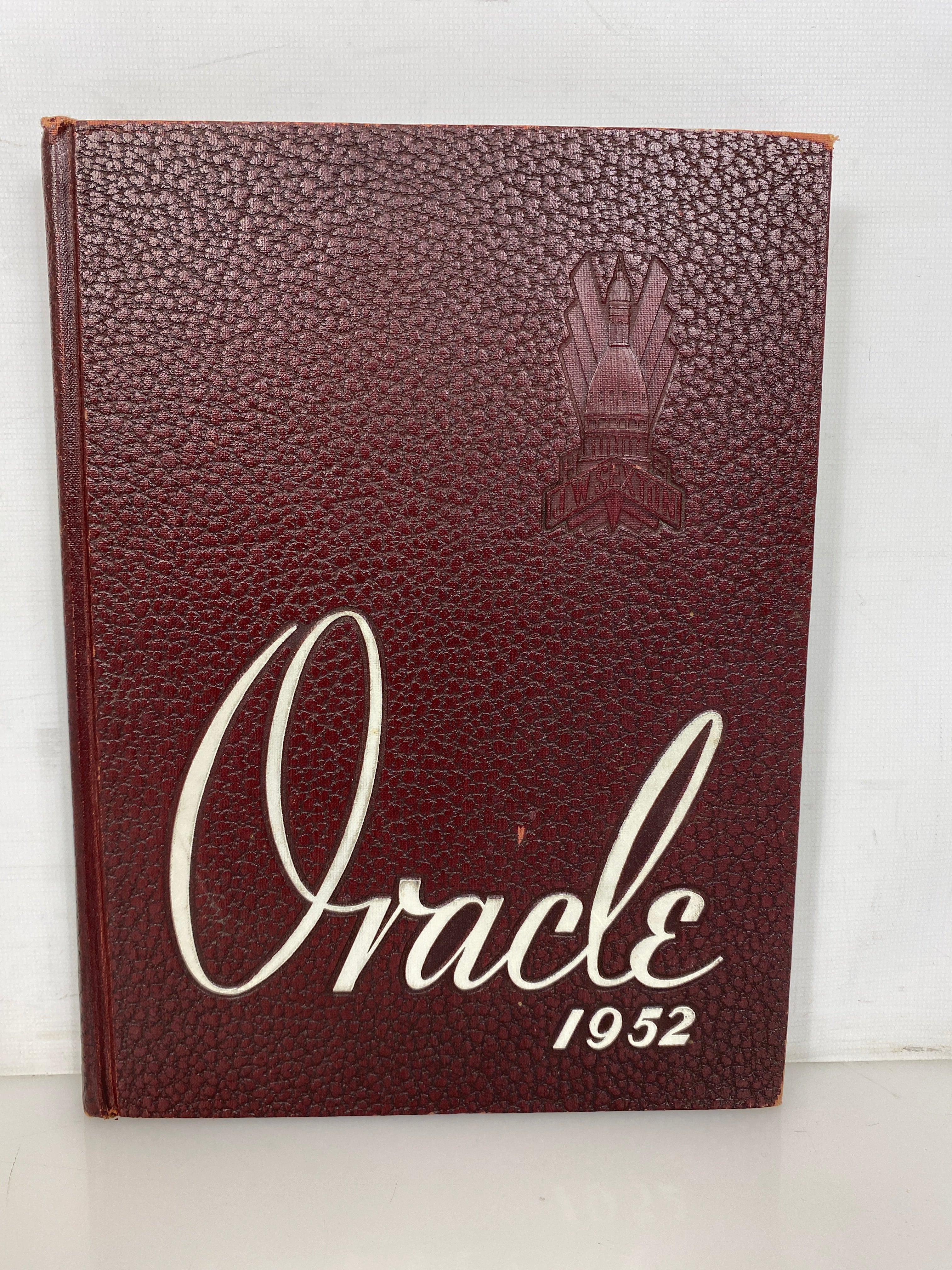 1952 J.W. Sexton High School Yearbook "The Oracle" w Ephemera Lansing MI HC