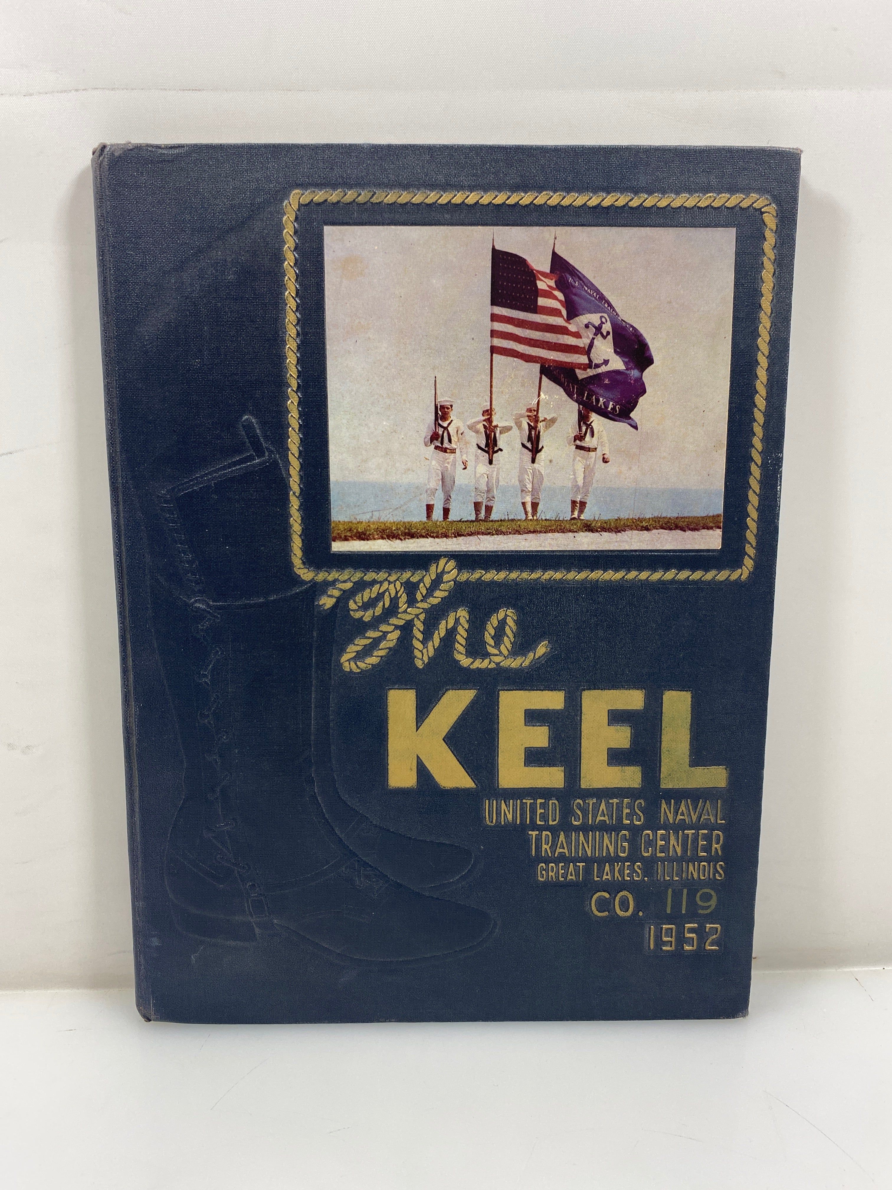 1952 "The Keel" Yearbook United States Naval Training Center HC