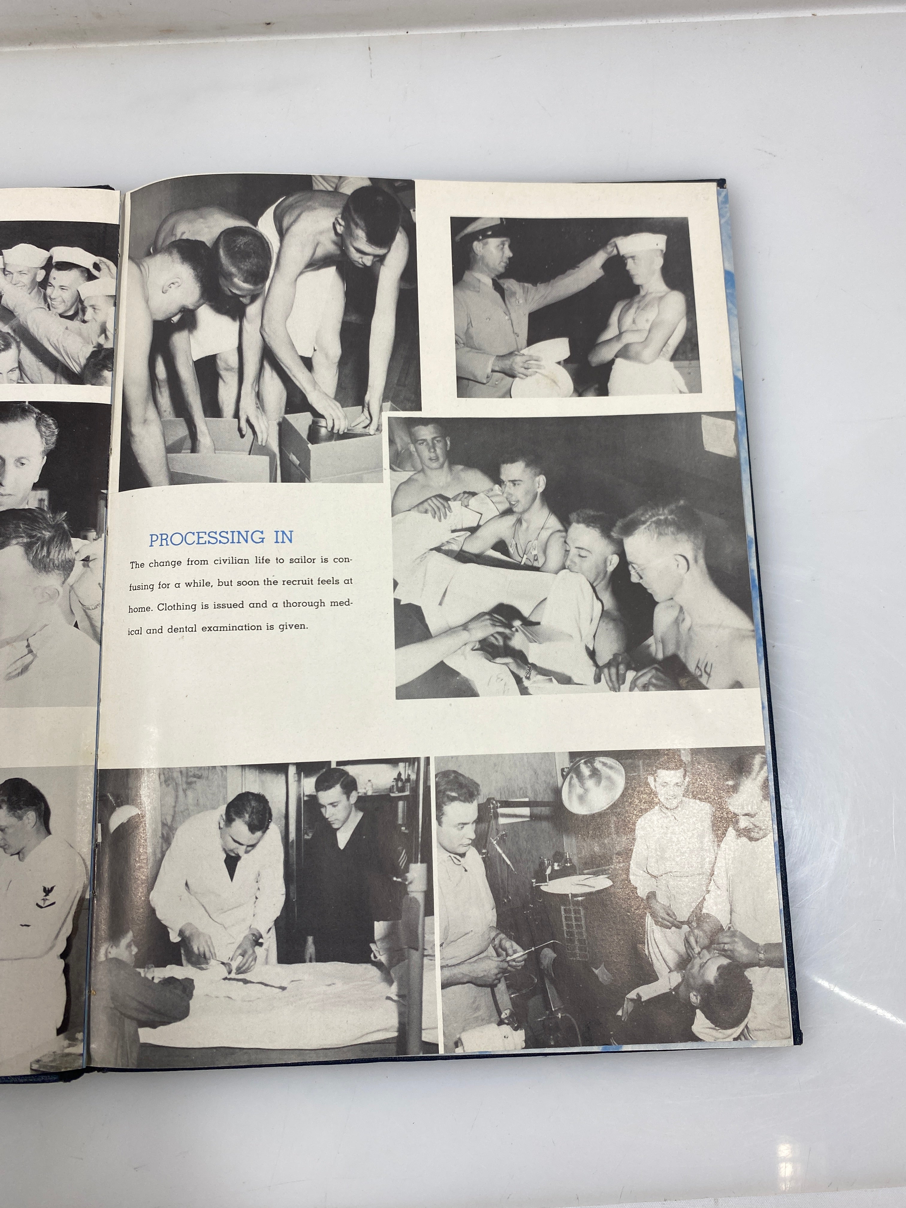 1952 "The Keel" Yearbook United States Naval Training Center HC