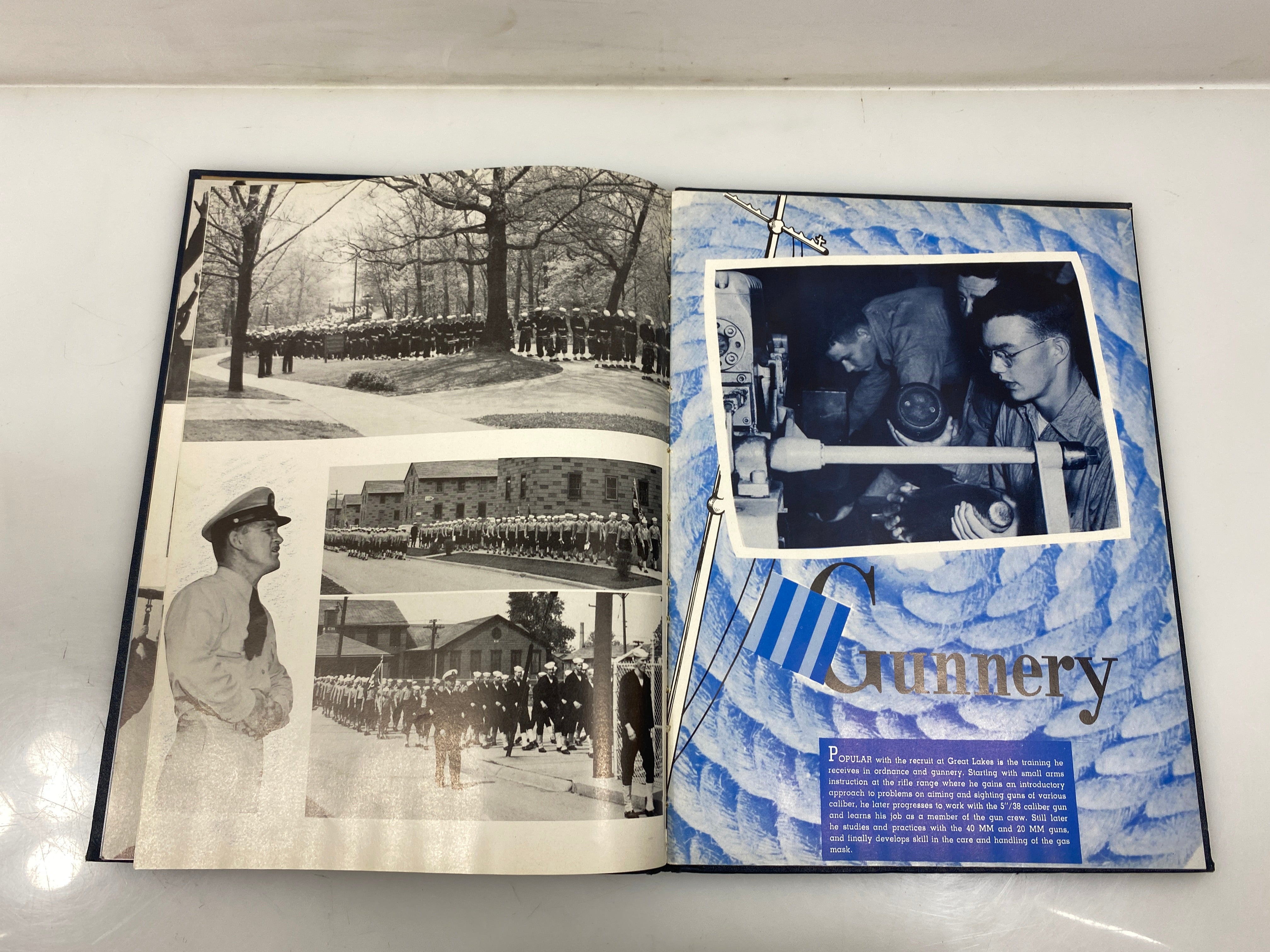1952 "The Keel" Yearbook United States Naval Training Center HC