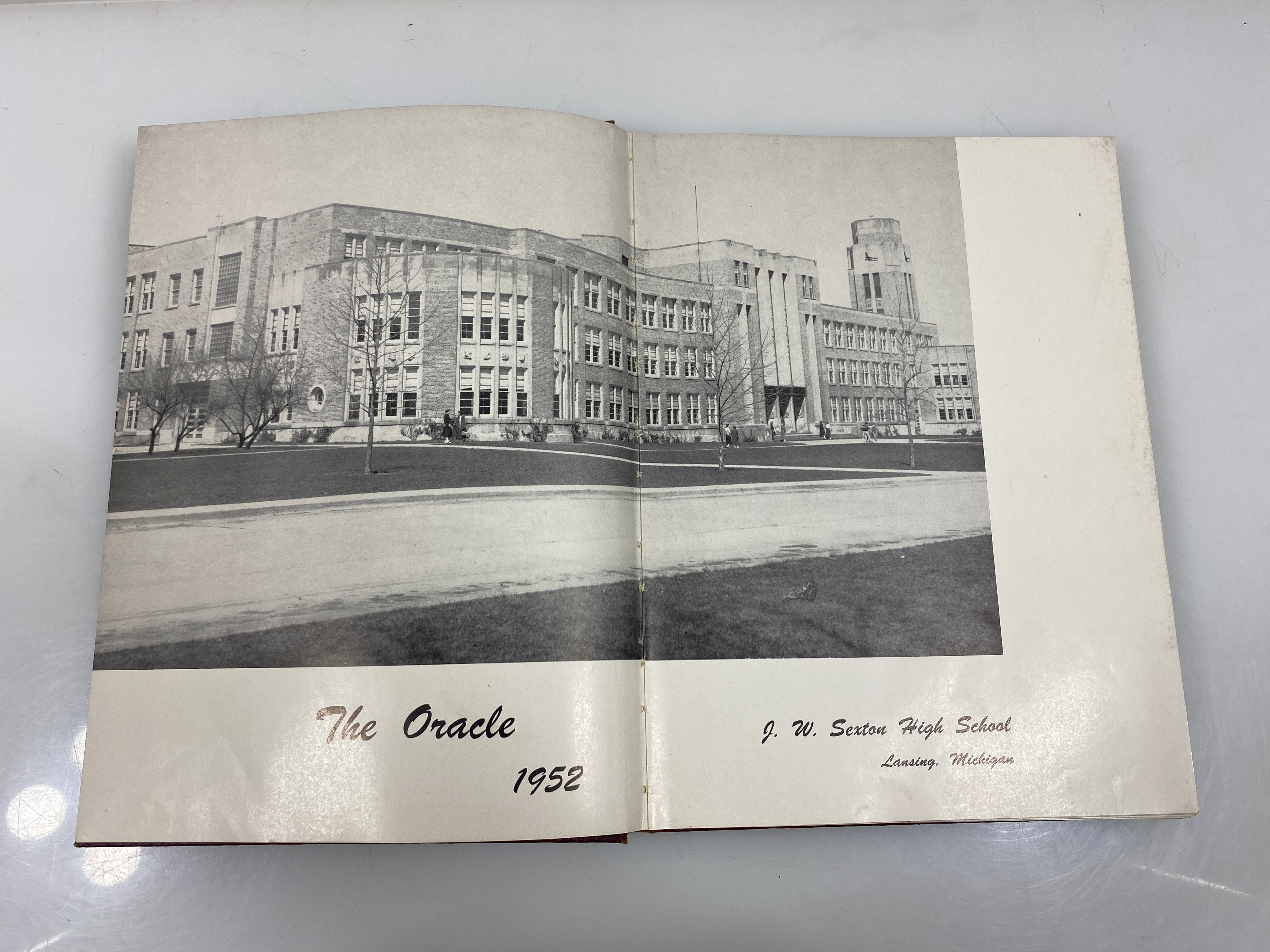 1952'Oracle' Central High School Yearbook Lansing Michigan HC