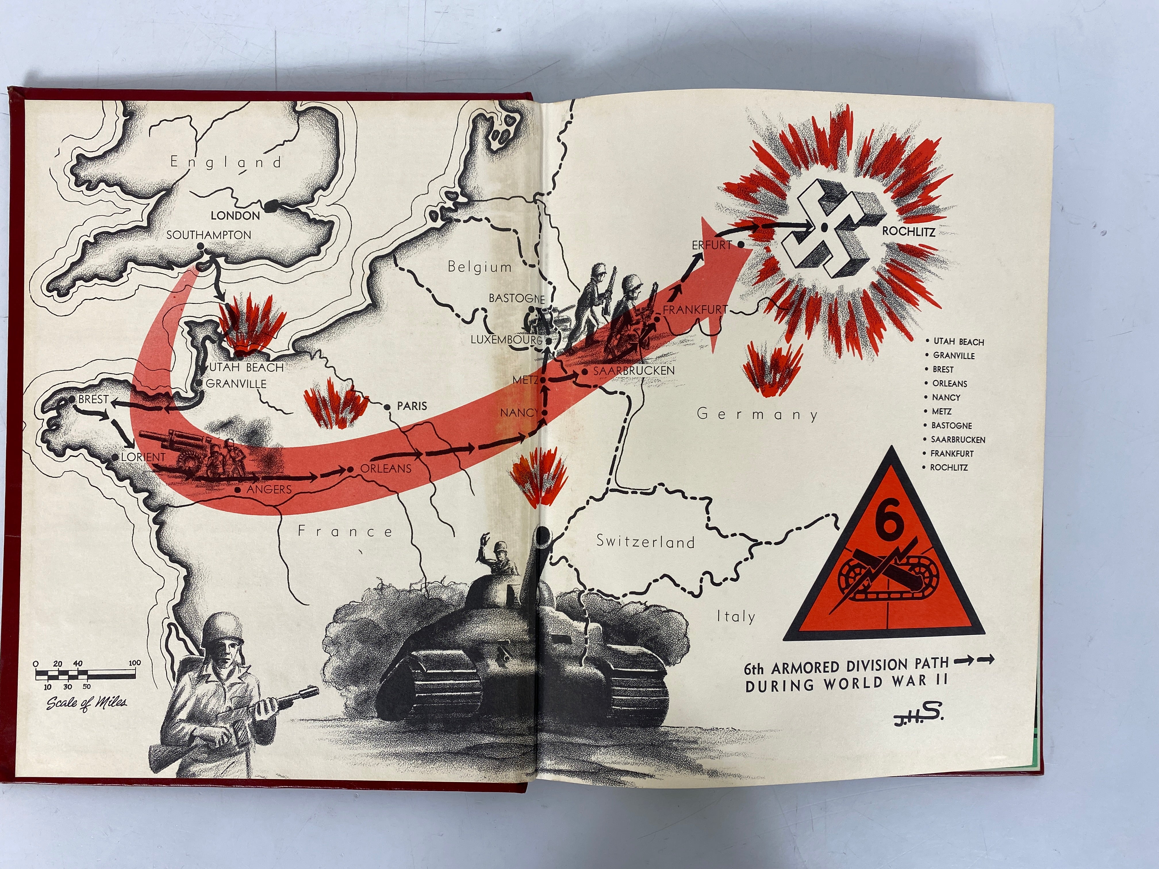 1953 Ft Leonard Wood 6th Armored Division Yearbook 231st AFA