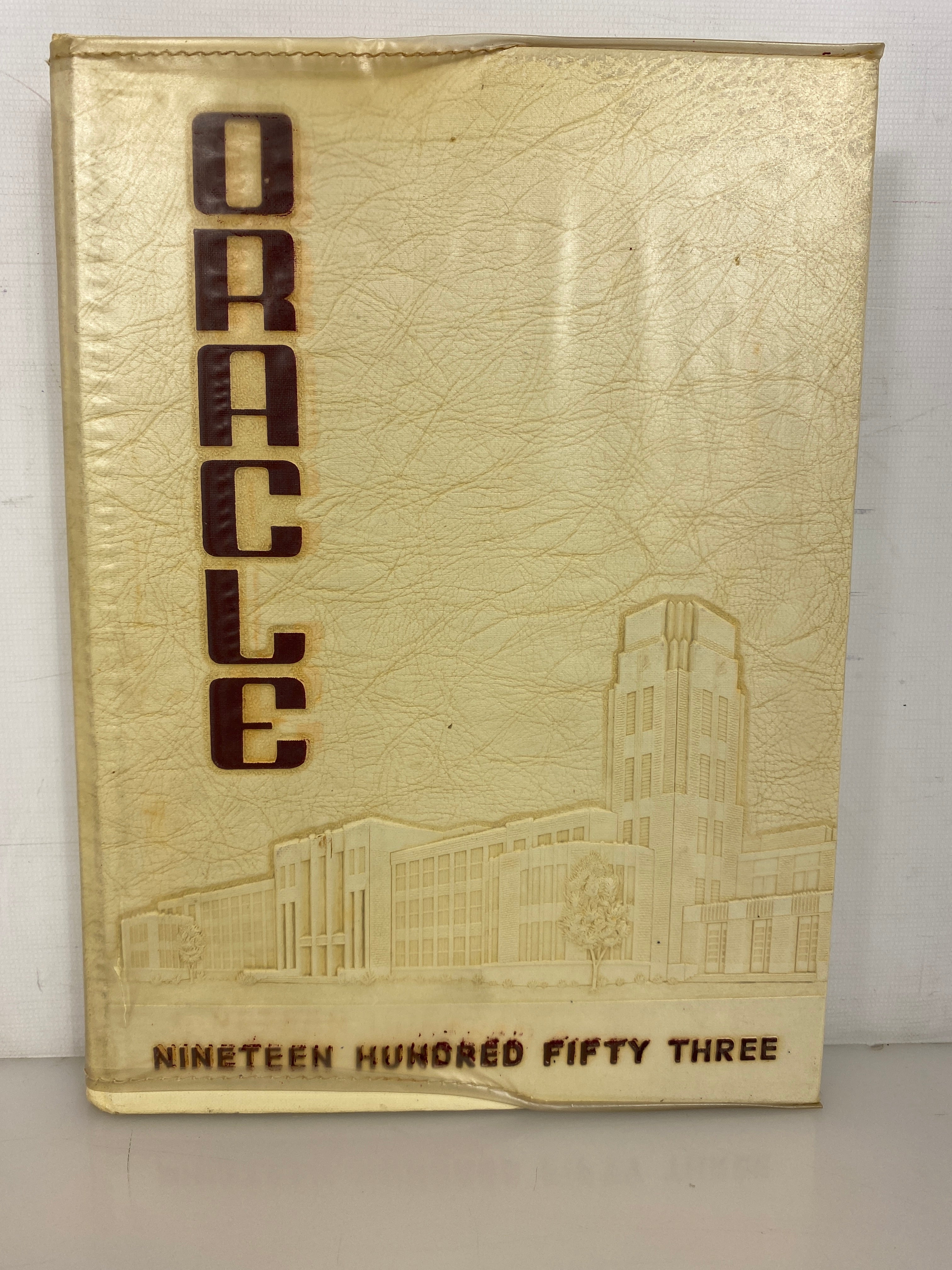 1953 J.W. Sexton High School Yearbook "The Oracle" Lansing MI w Ephemera HC