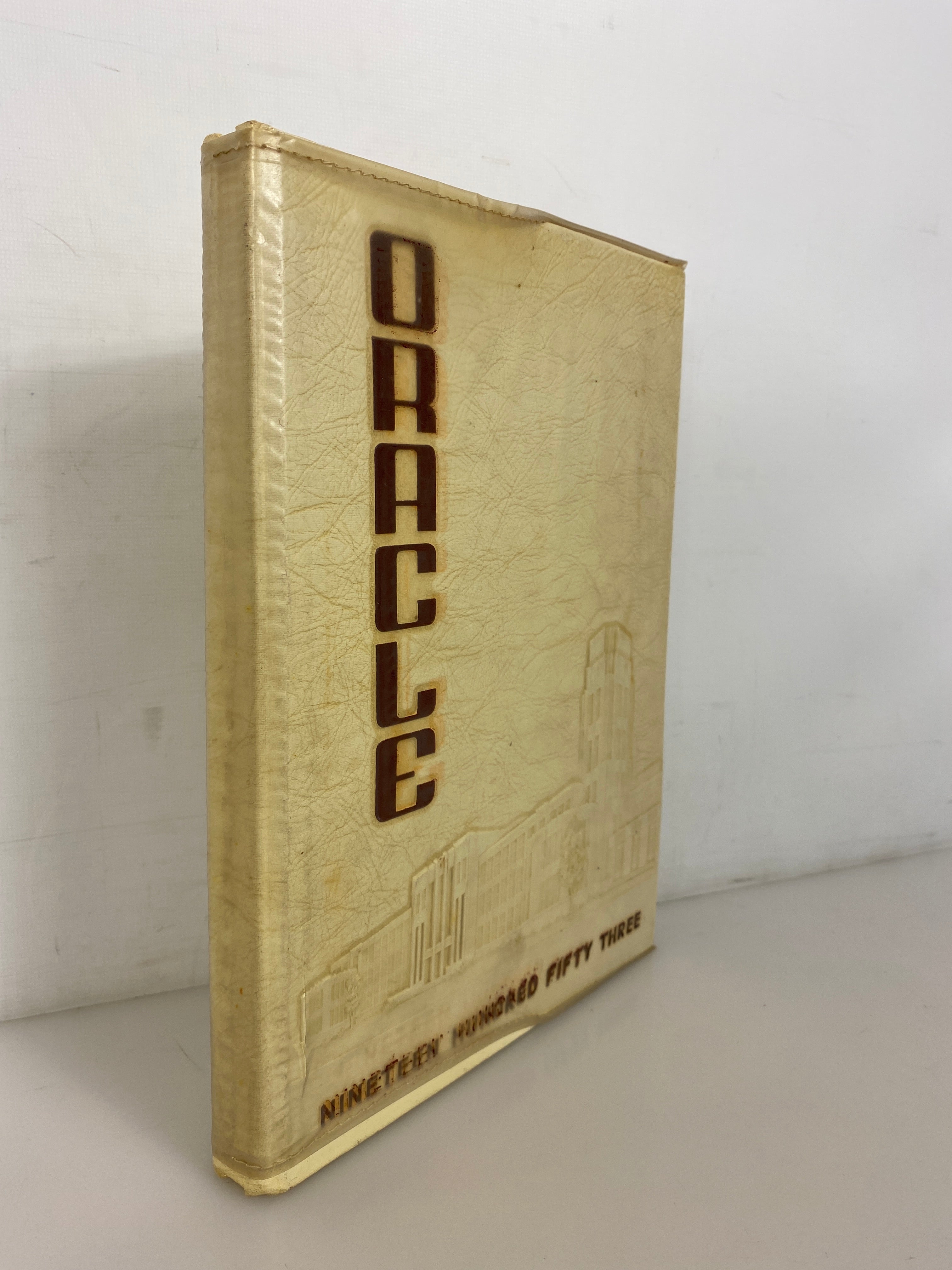 1953 J.W. Sexton High School Yearbook "The Oracle" Lansing MI w Ephemera HC