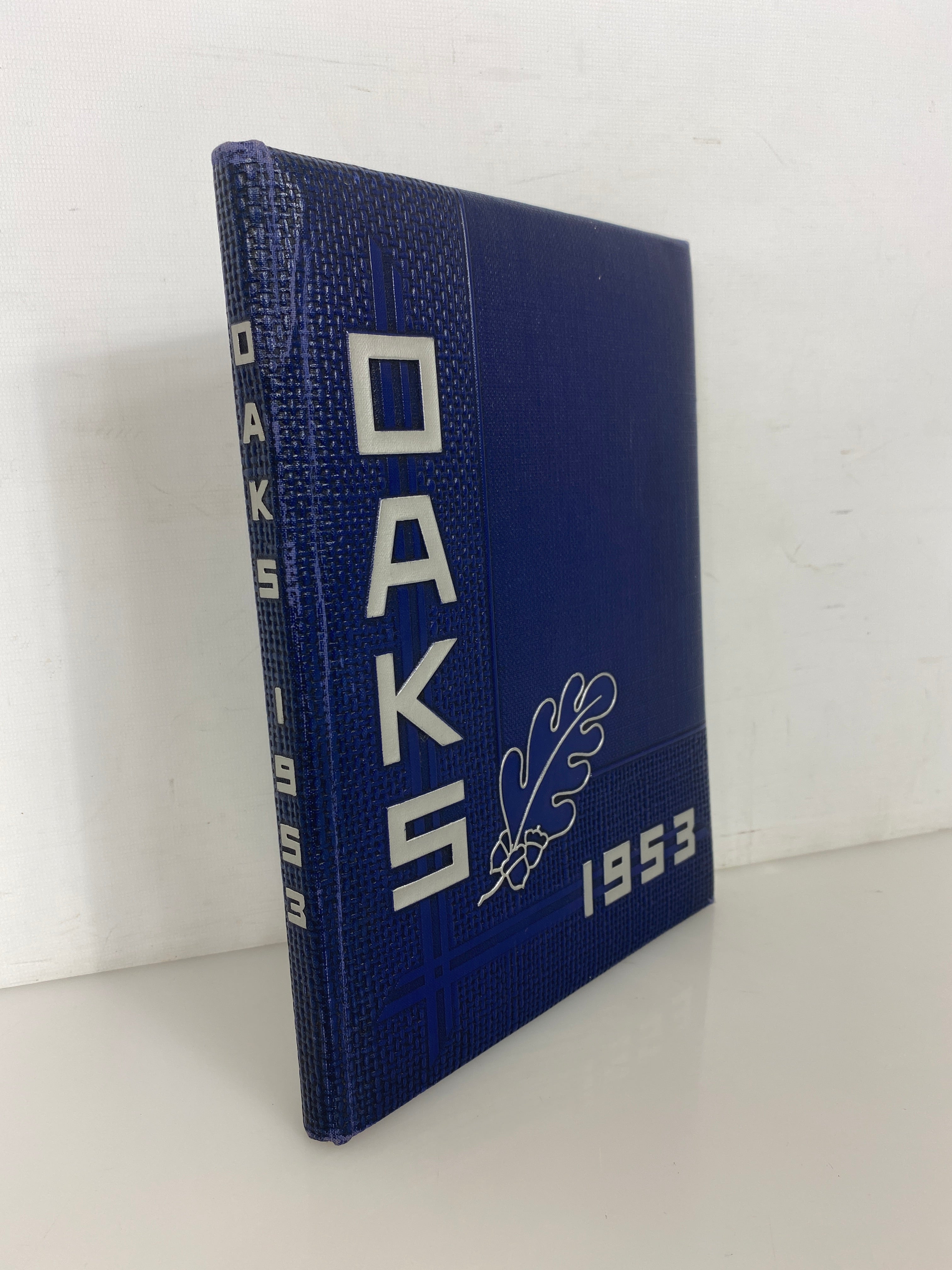 1953 Muskegon Heights High School Yearbook "Oaks" HC