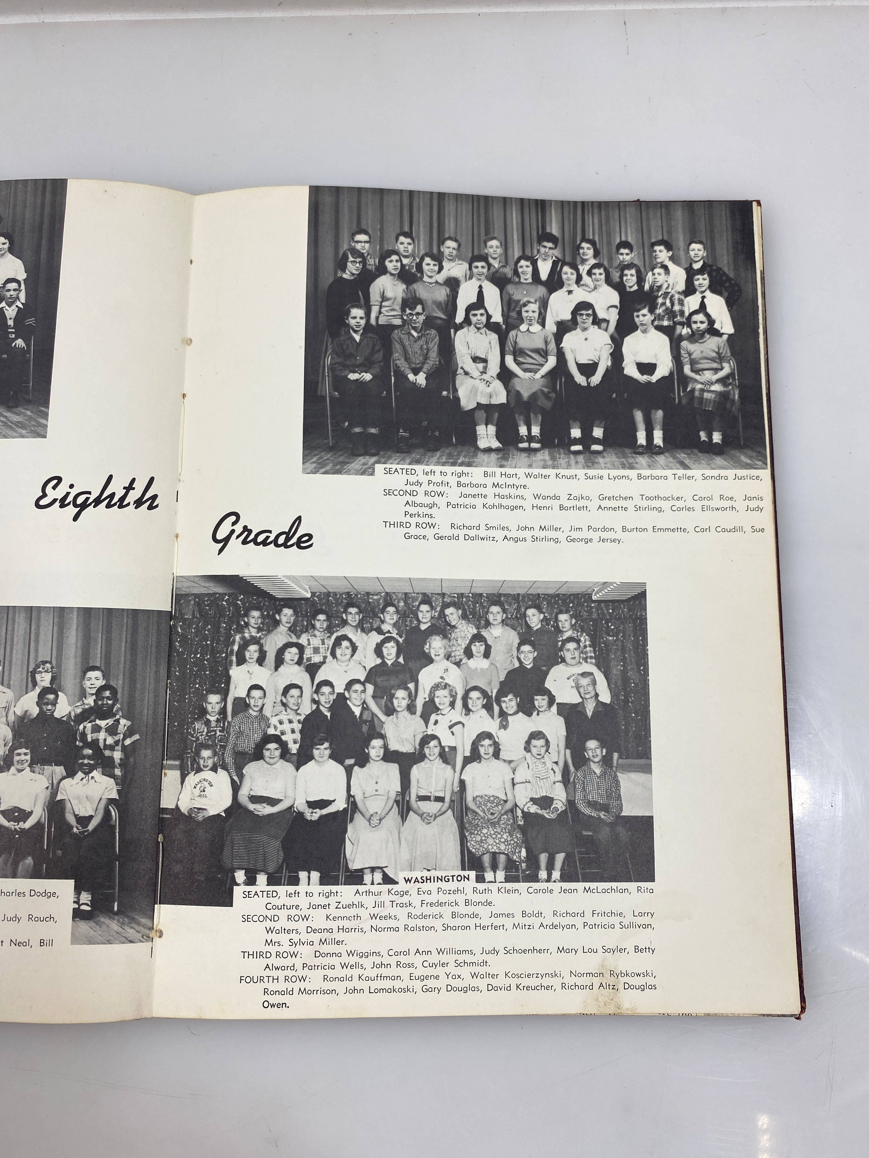 1954 "Cavalcade" Romeo High School Yearbook Romeo MI HC