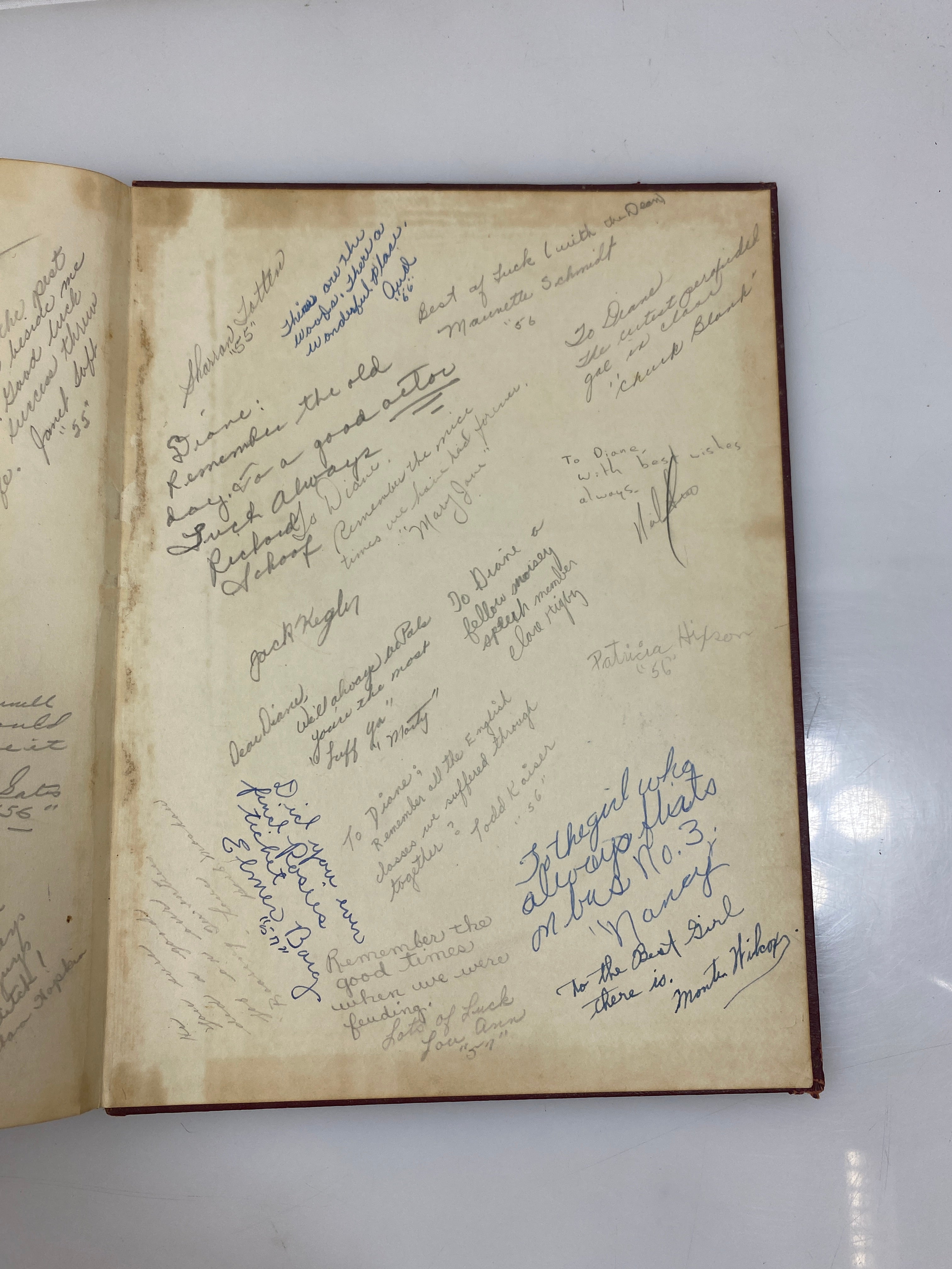 1954 "Cavalcade" Romeo High School Yearbook Romeo MI HC