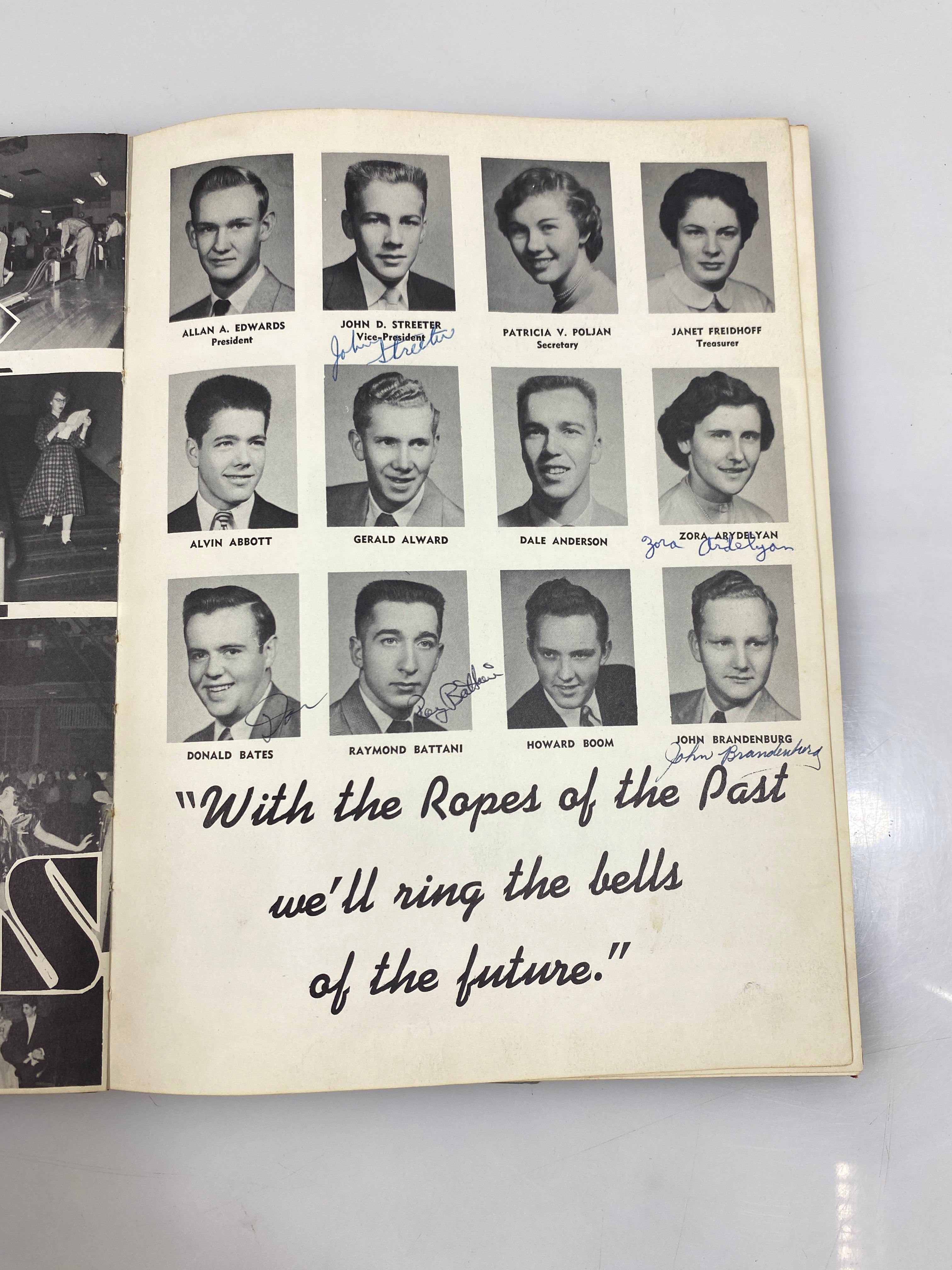 1954 "Cavalcade" Romeo High School Yearbook Romeo MI HC