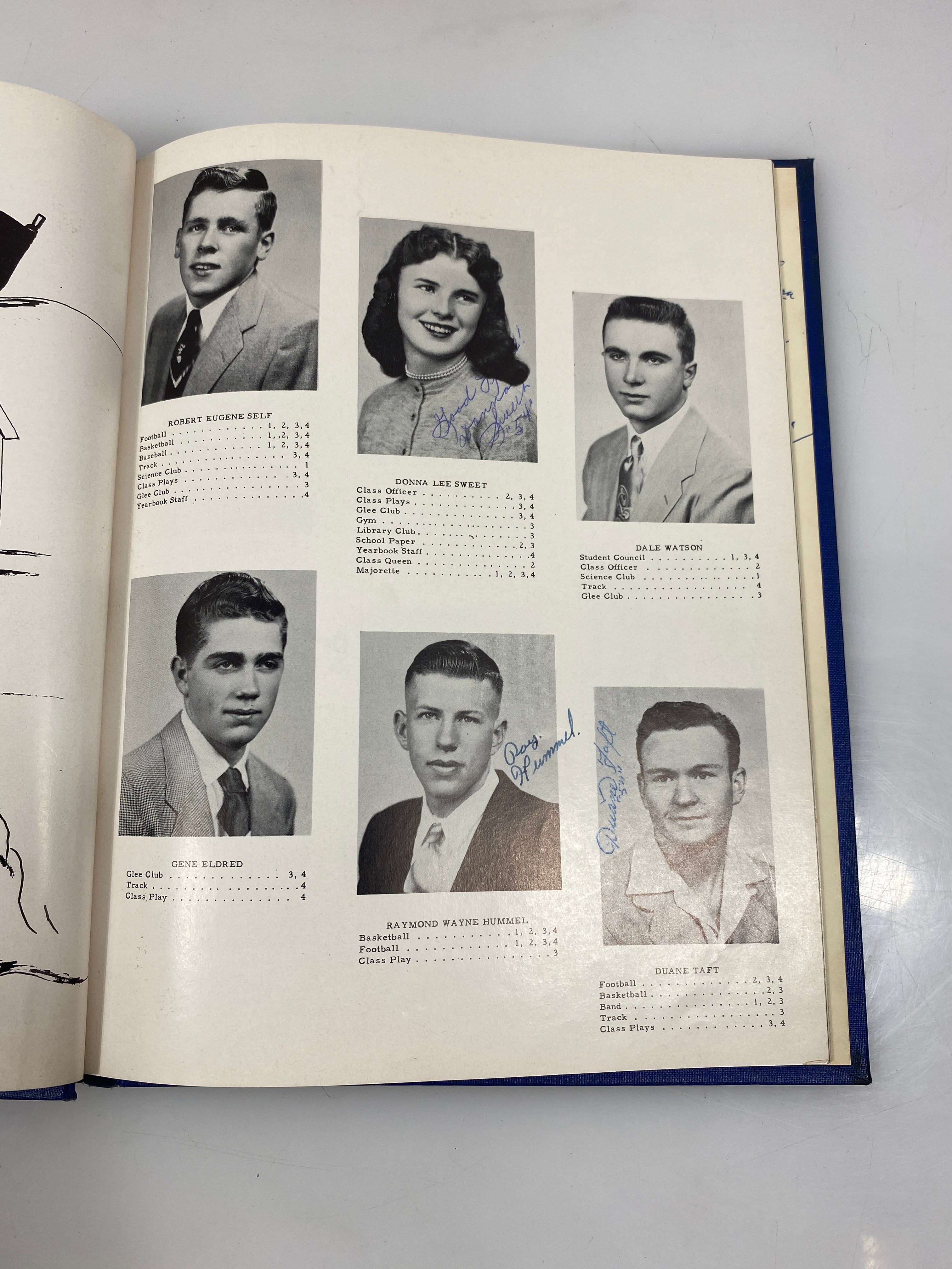 1954 "The Gem" Dimondale Schools Yearbook Dimondale, MI HC