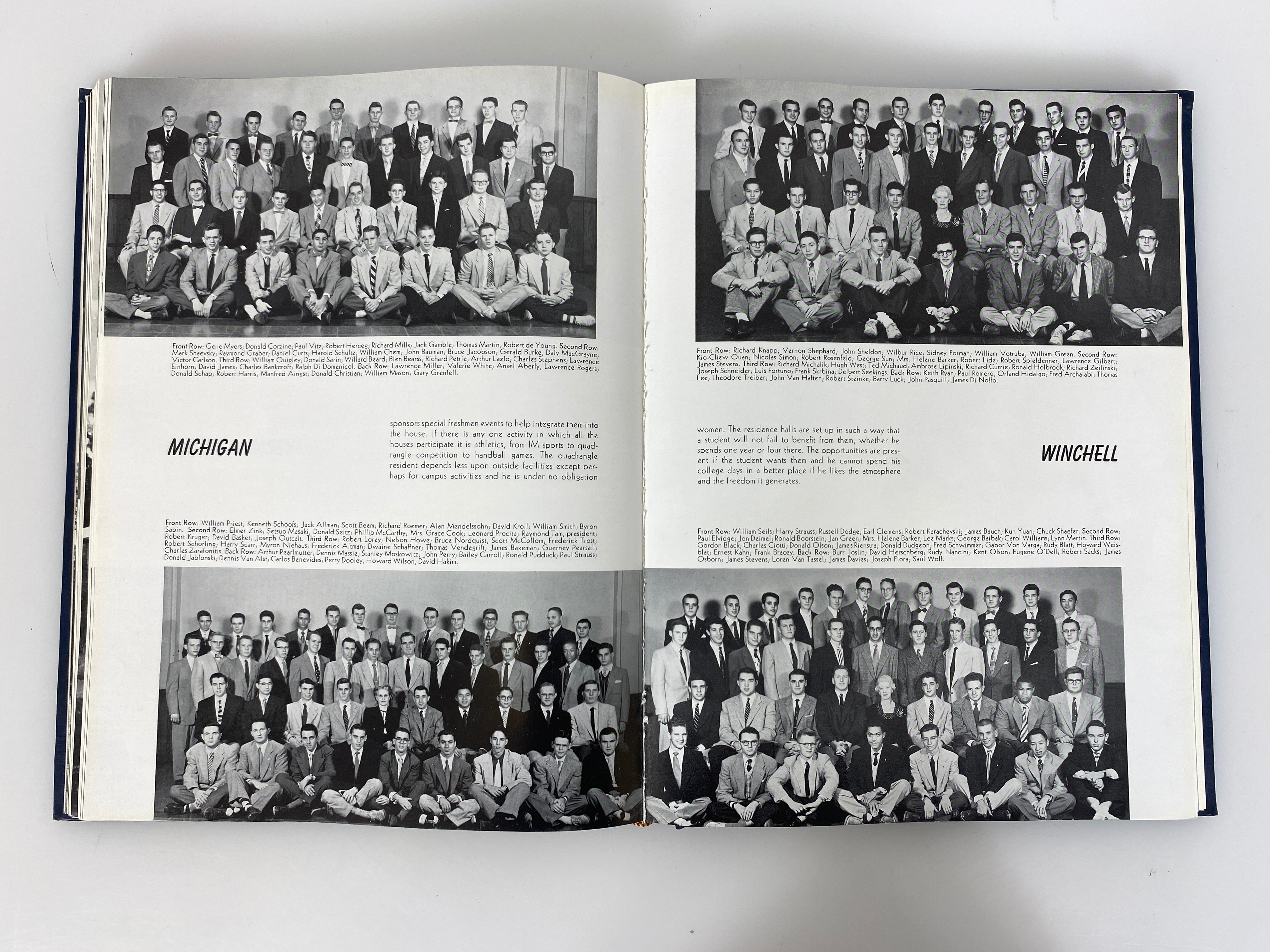 1954 University of Michigan Yearbook "Michiganensian" HC