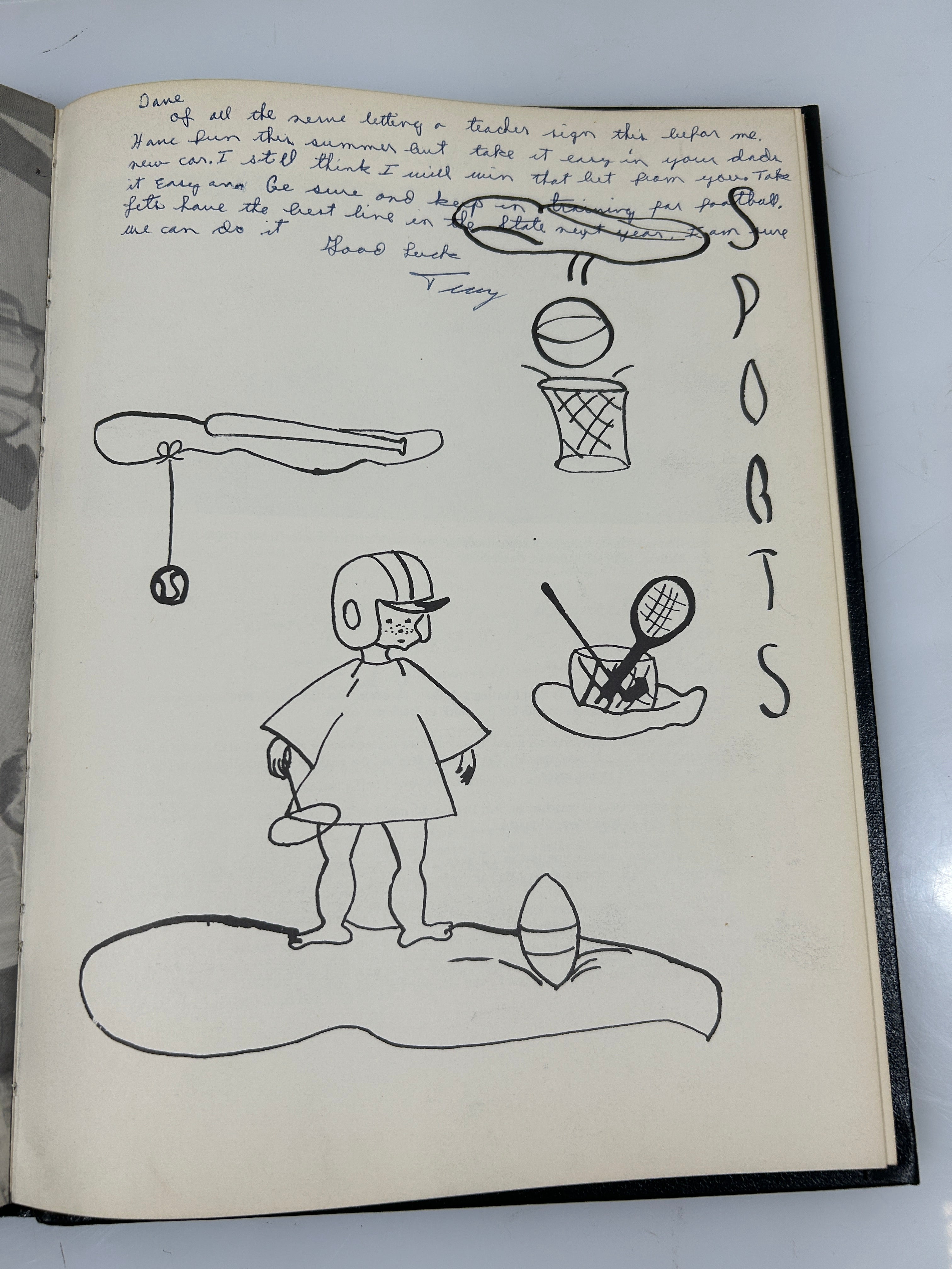 1955  "Ceniad"  East Lansing High School Yearbook HC