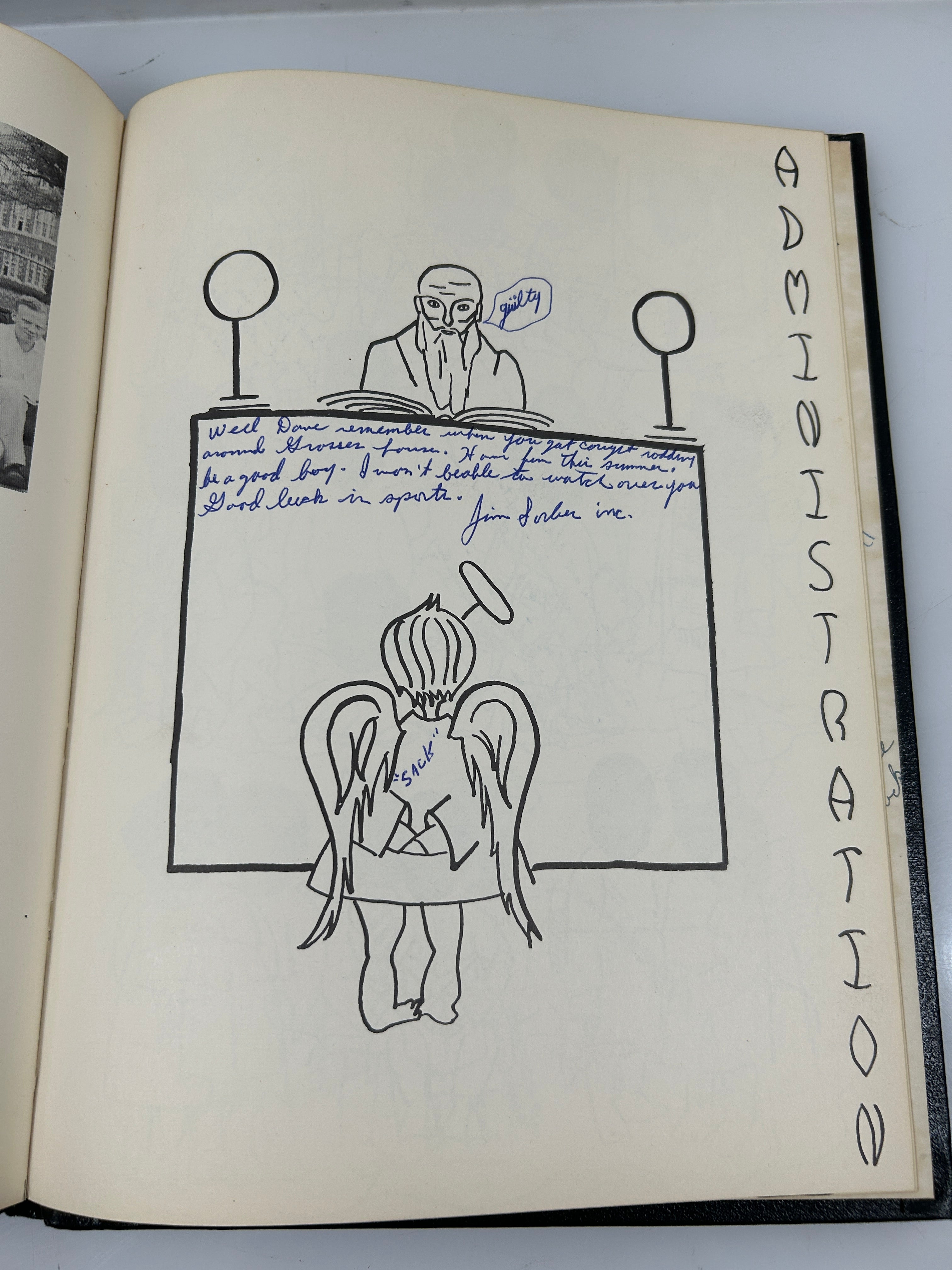 1955  "Ceniad"  East Lansing High School Yearbook HC