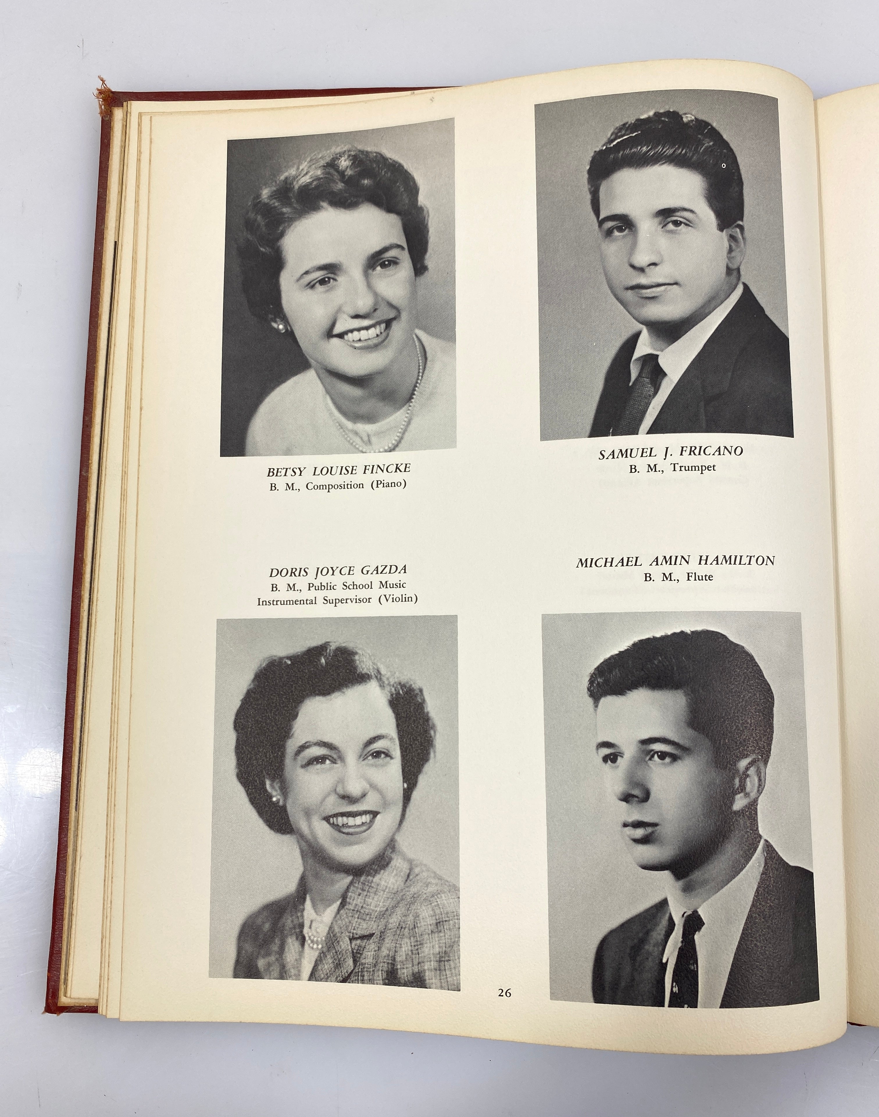 1955 Eastman School of Music/University of Rochester Yearbook "The Score" HC