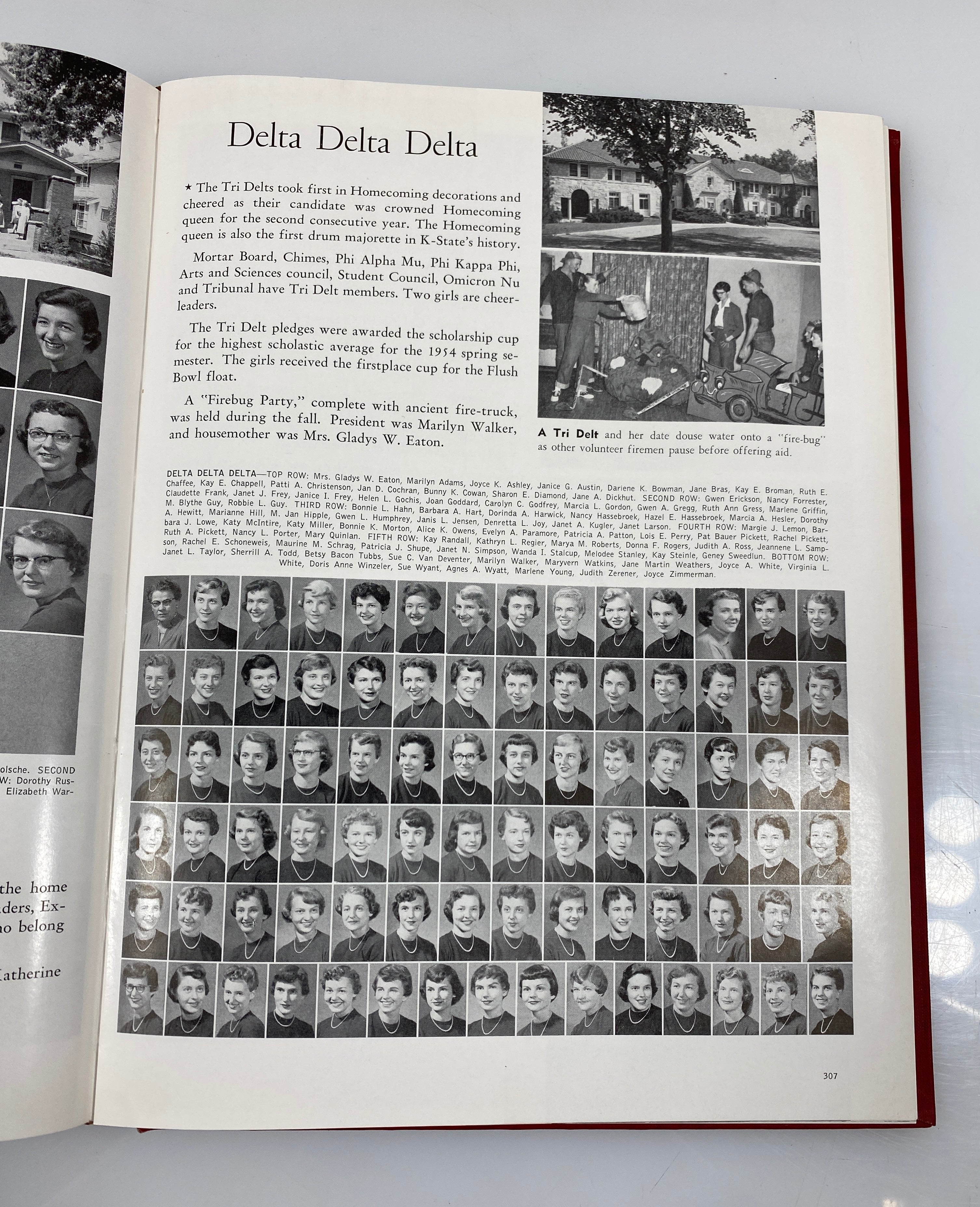 1955 Kansas State College "Royal Purple" Yearbook HC