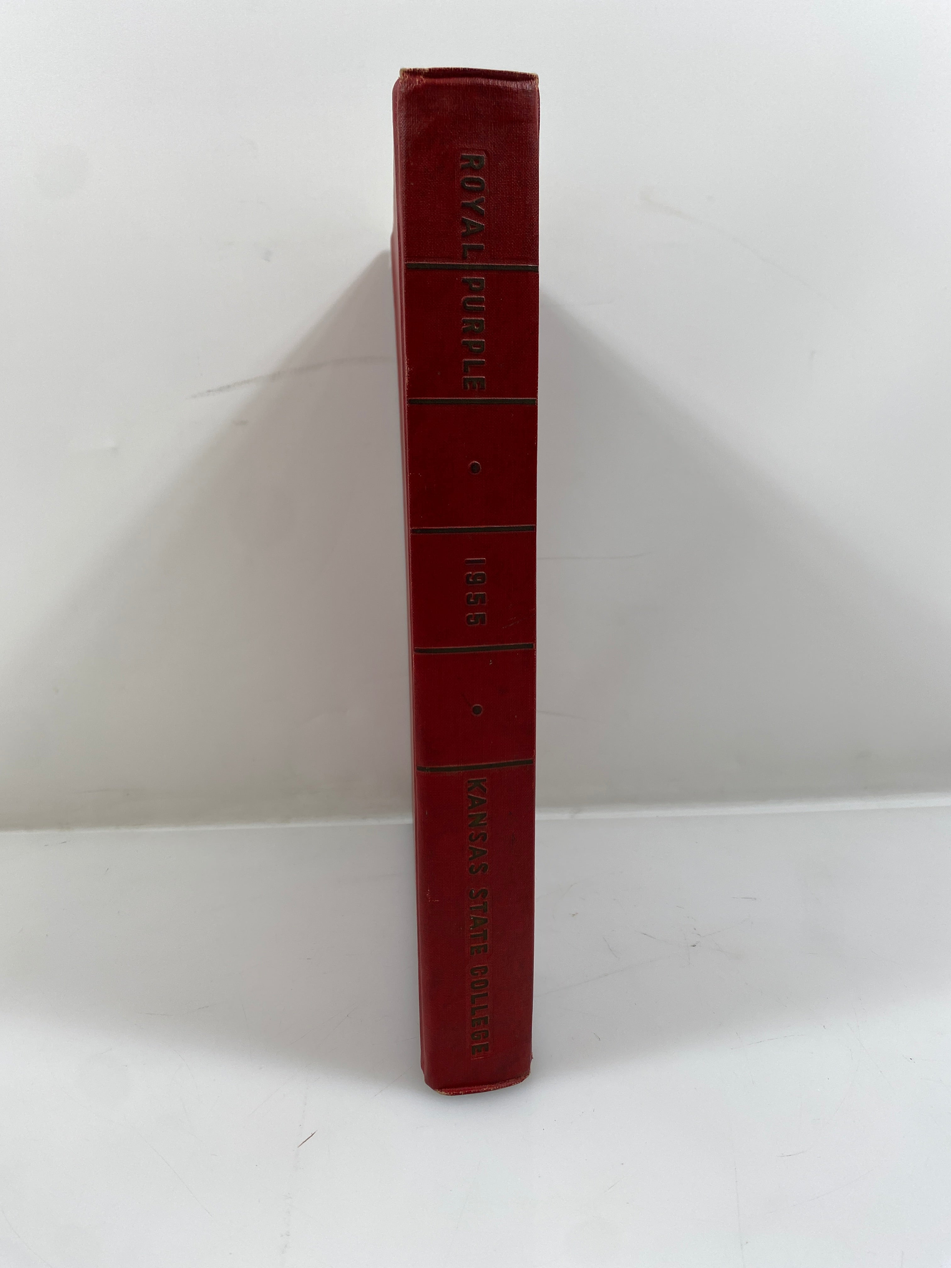 1955 Kansas State College "Royal Purple" Yearbook HC