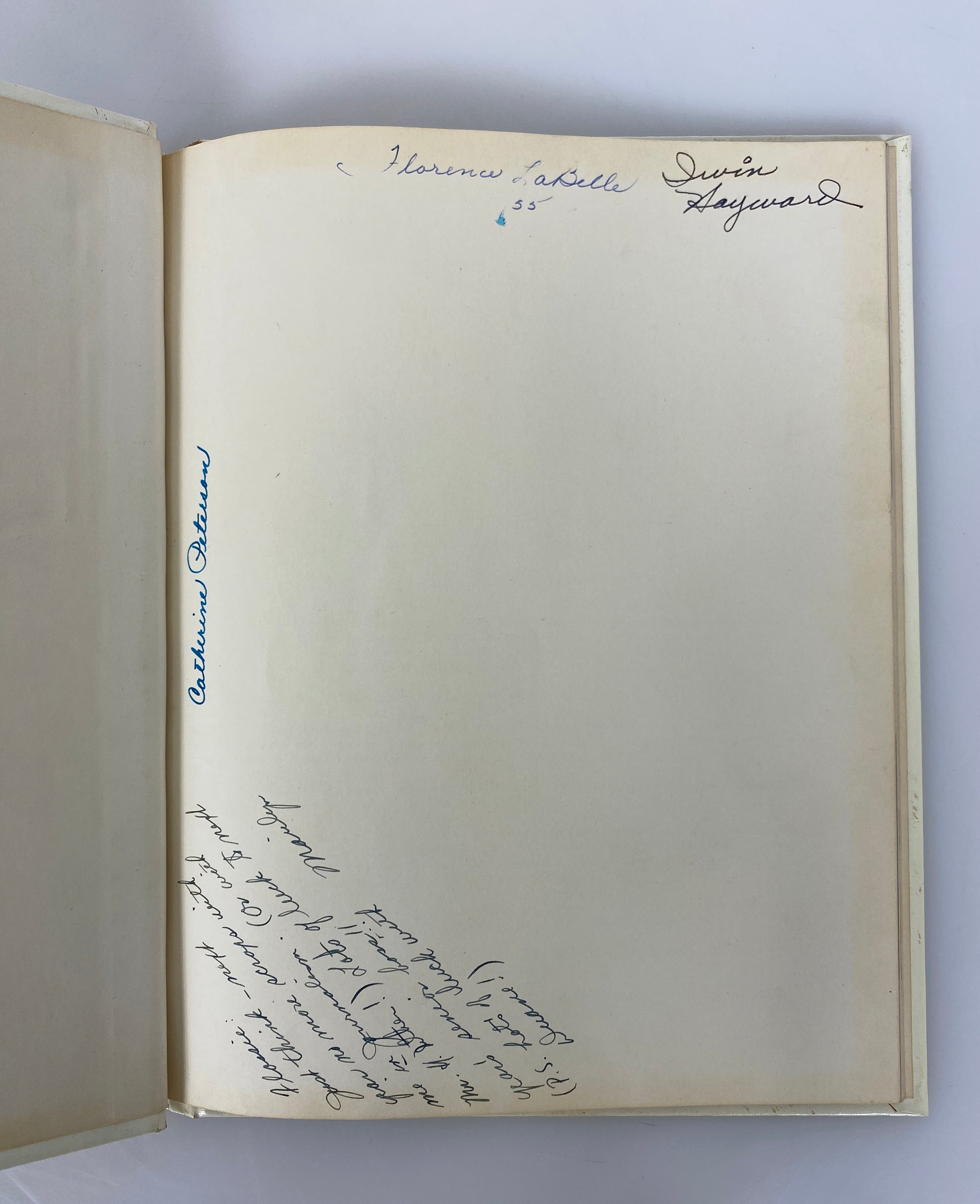 1955 North Huron High School Yearbook "Beeline" Kinde Michigan HC