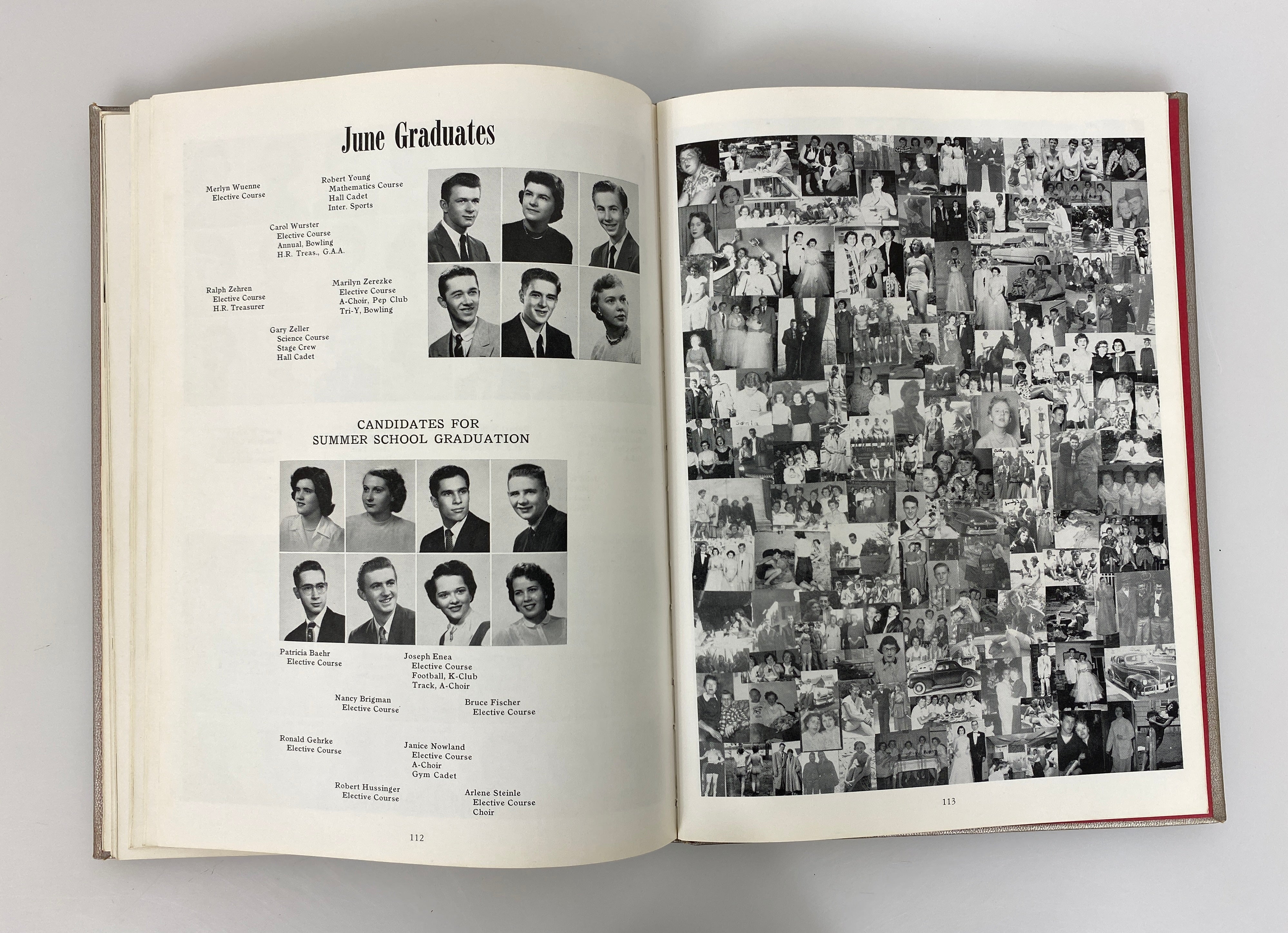 1955 Rufus King High School "King's Crown" Yearbook Milwaukee WI HC