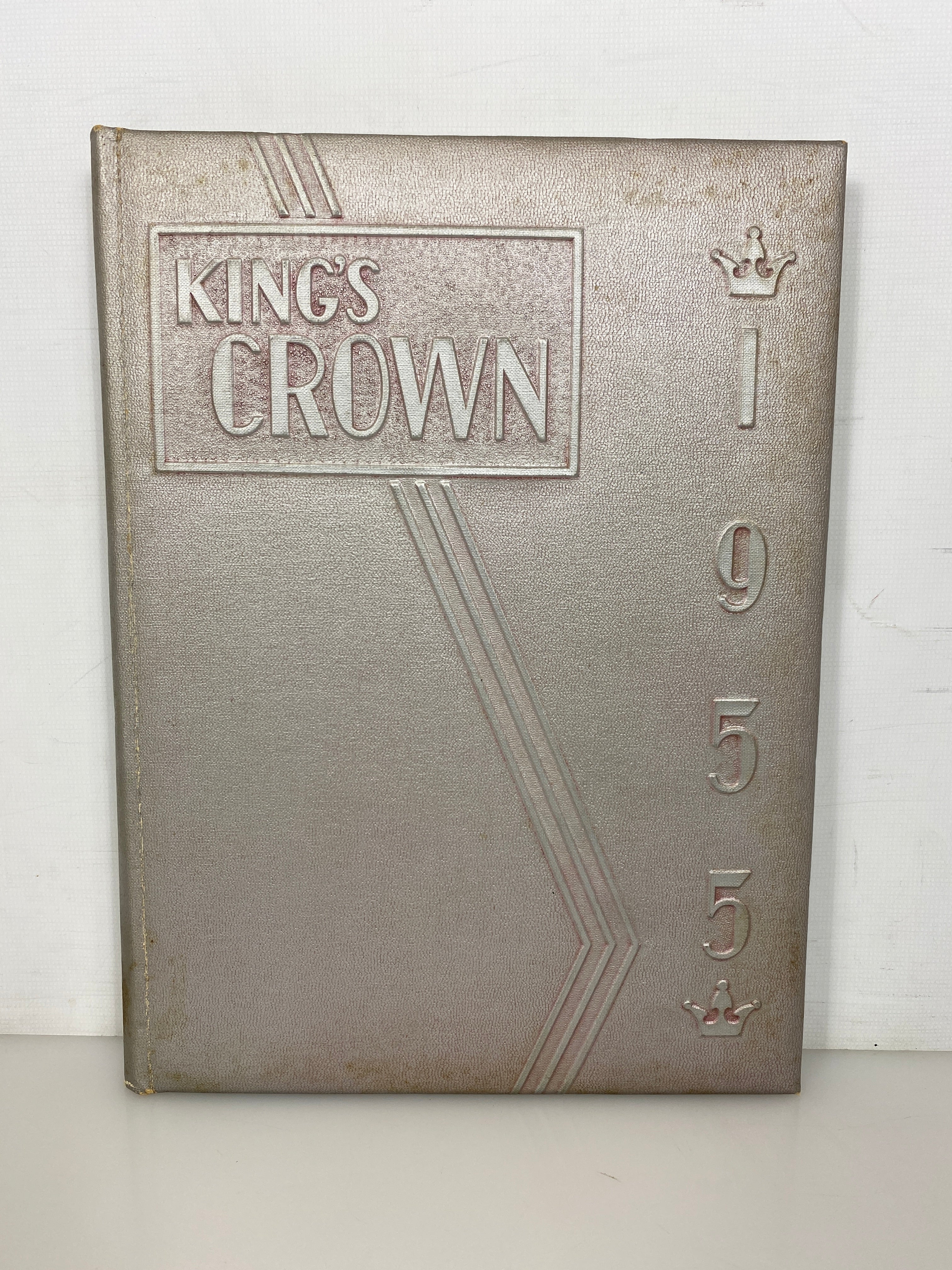 1955 Rufus King High School "King's Crown" Yearbook Milwaukee WI HC