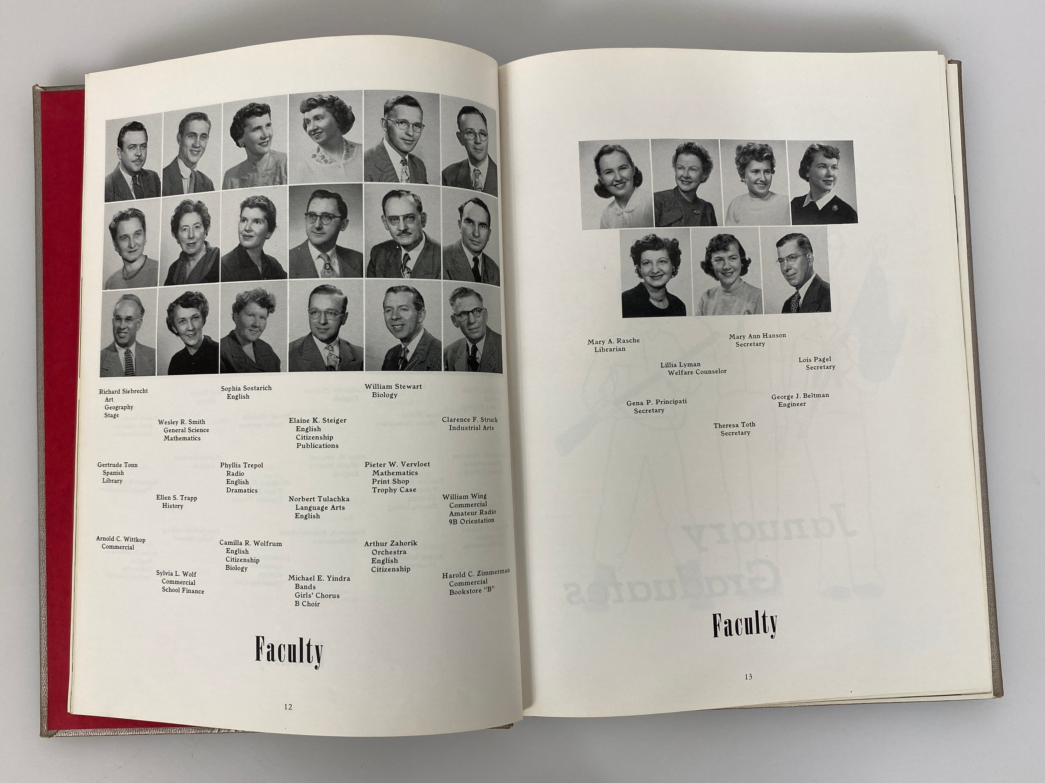 1955 Rufus King High School "King's Crown" Yearbook Milwaukee WI HC