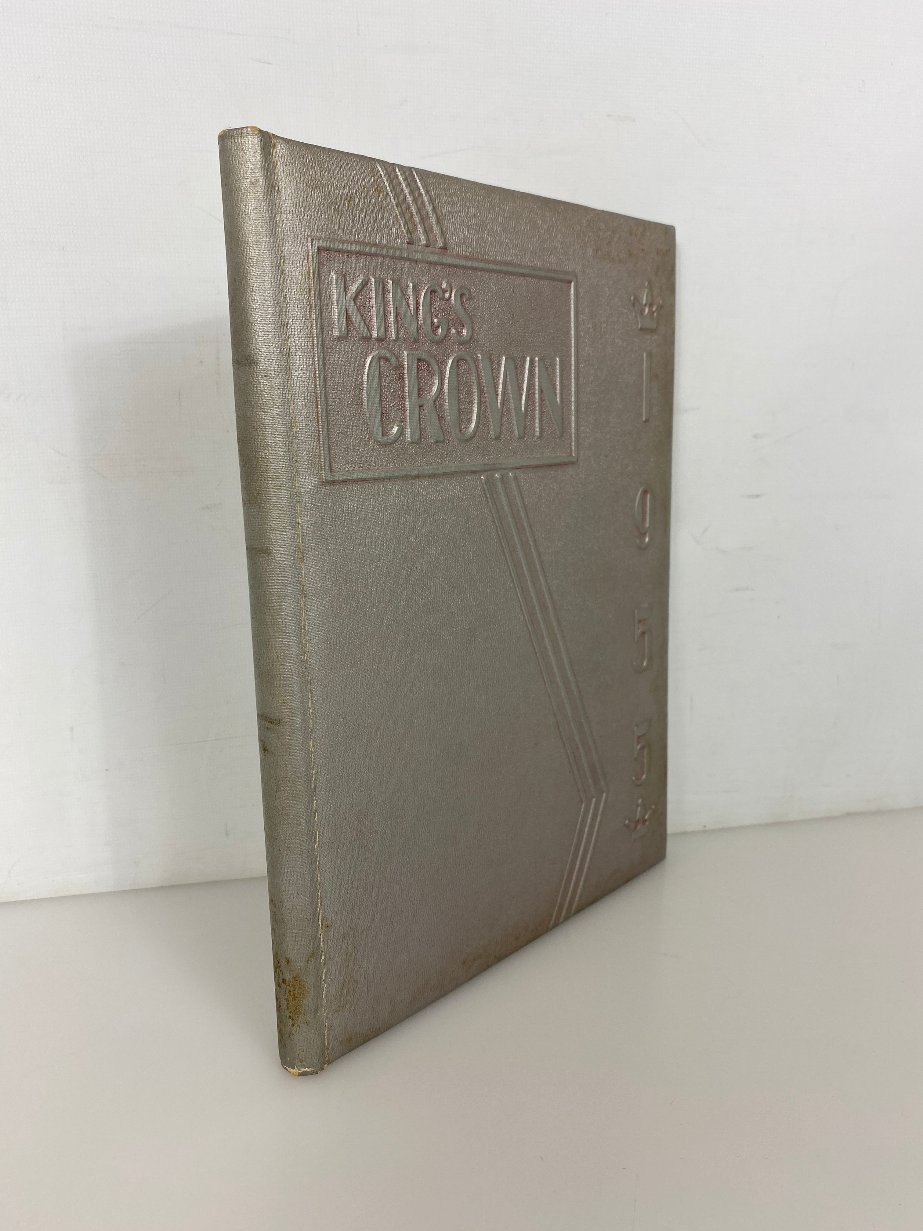 1955 Rufus King High School "King's Crown" Yearbook Milwaukee WI HC