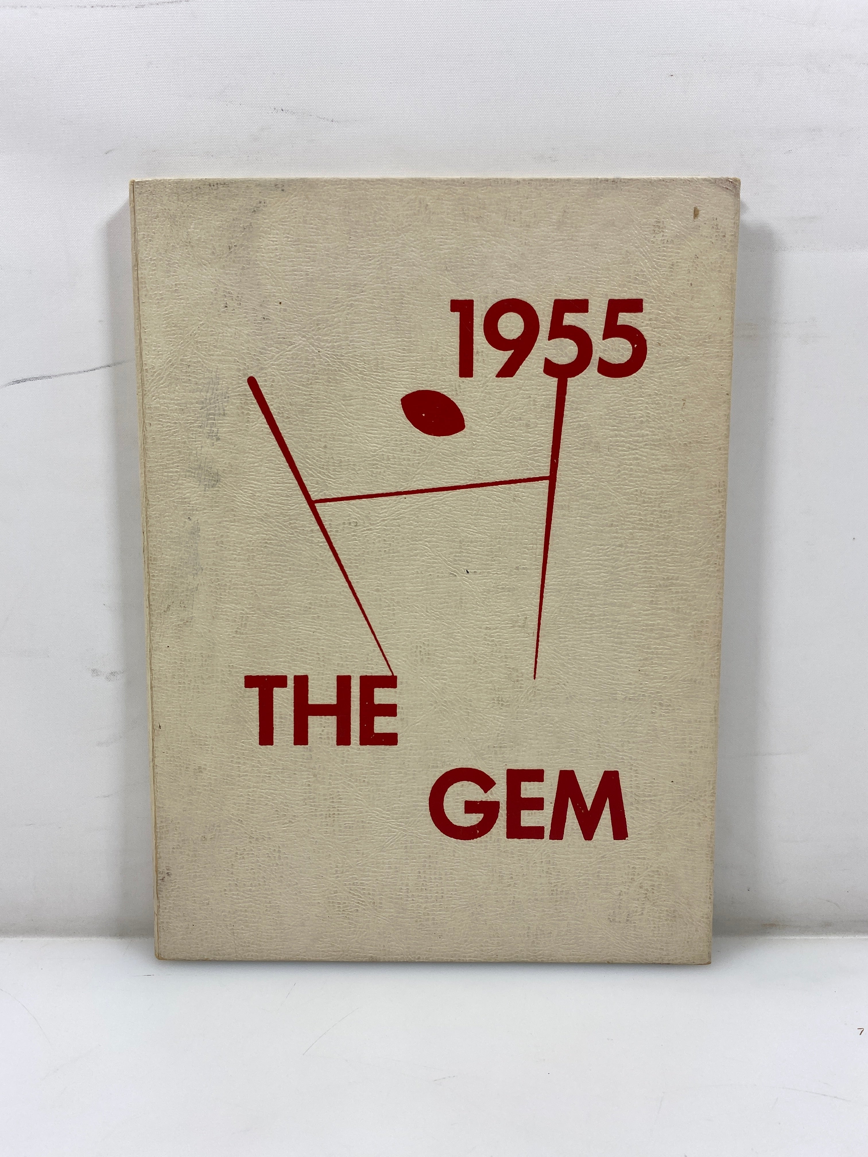 1955 "The Gem" Dimondale Schools Yearbook Dimondale, MI HC