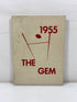 1955 "The Gem" Dimondale Schools Yearbook Dimondale, MI HC