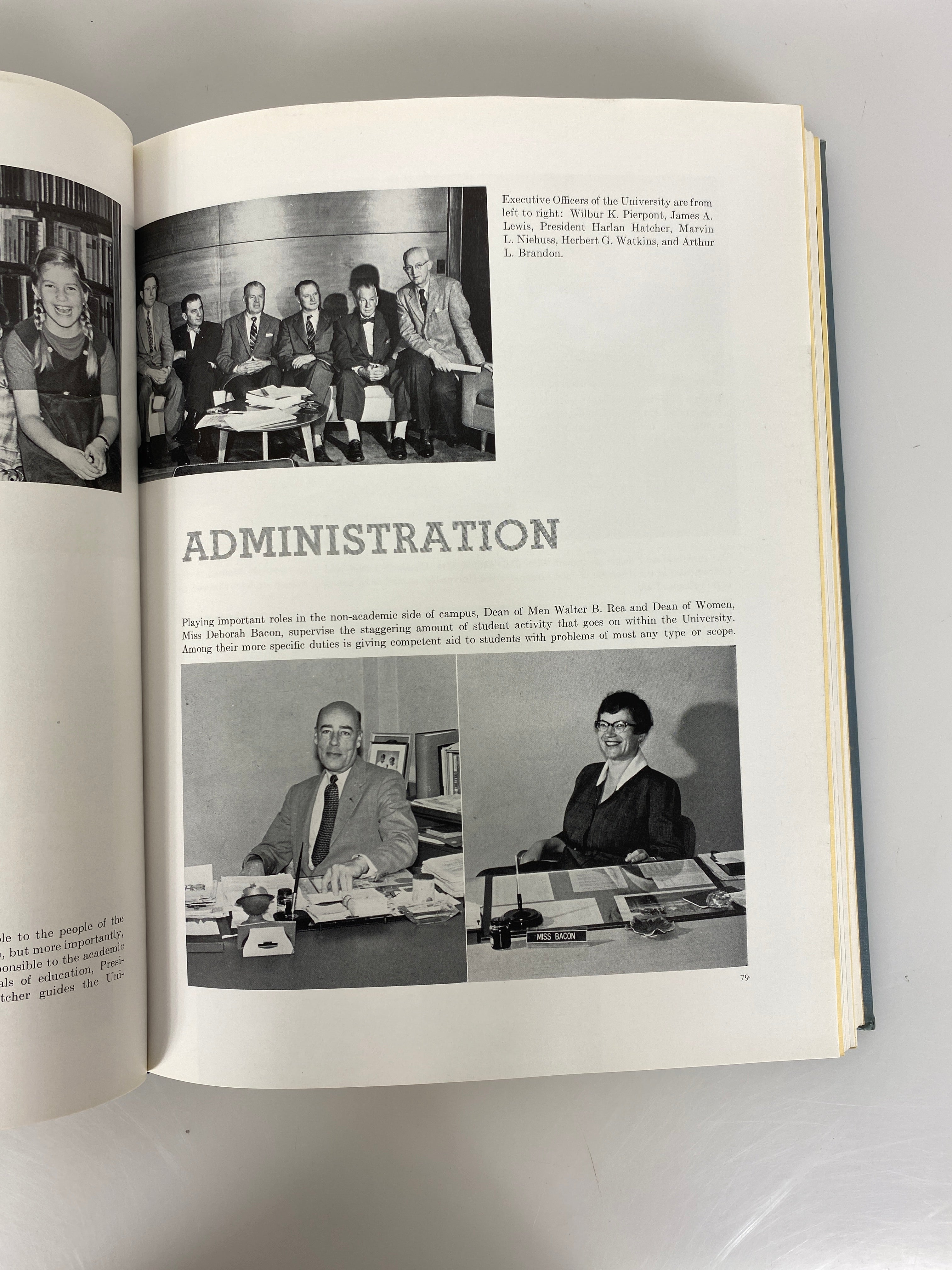 1955 University of Michigan Yearbook "Michiganensian" HC