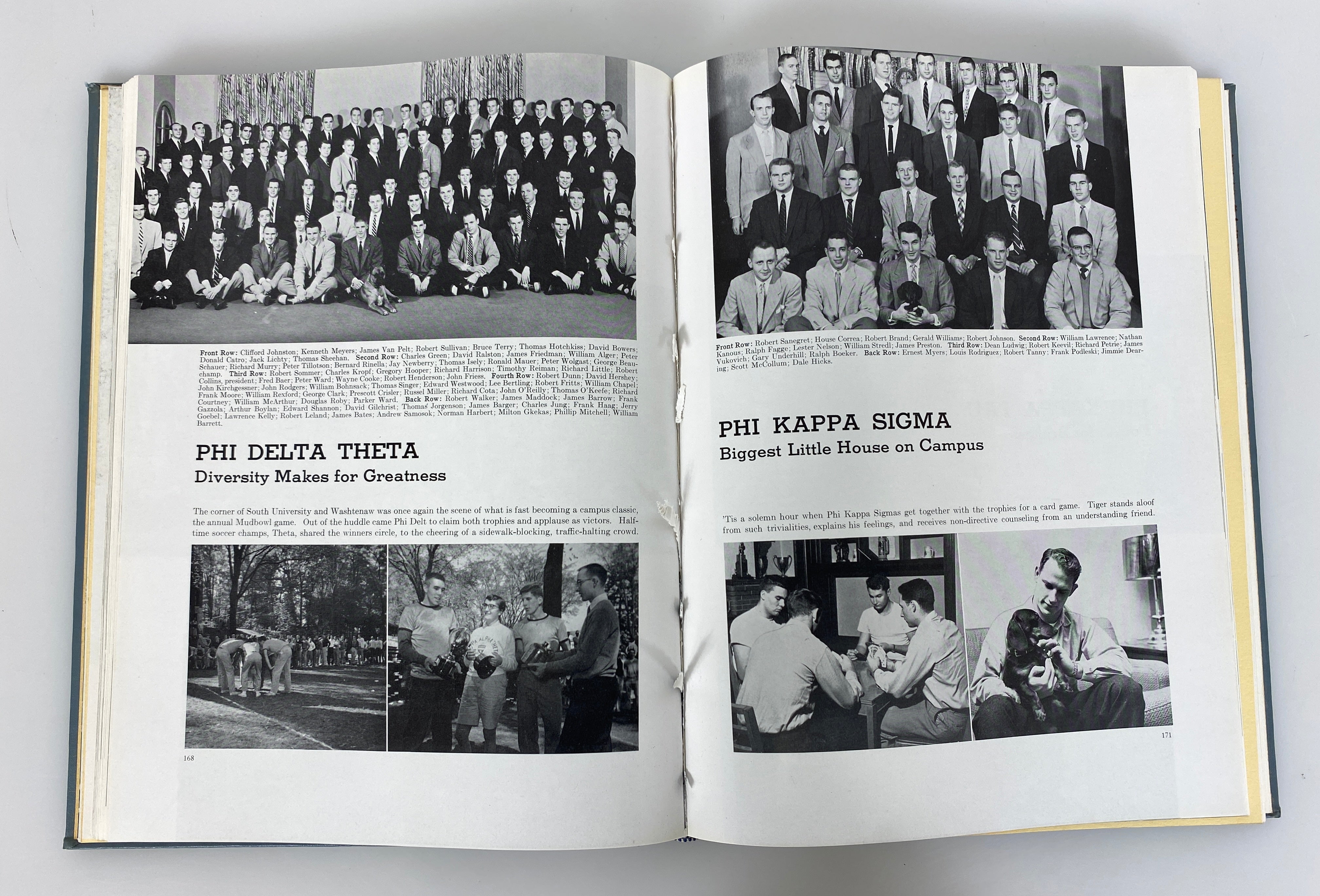 1955 University of Michigan Yearbook "Michiganensian" HC