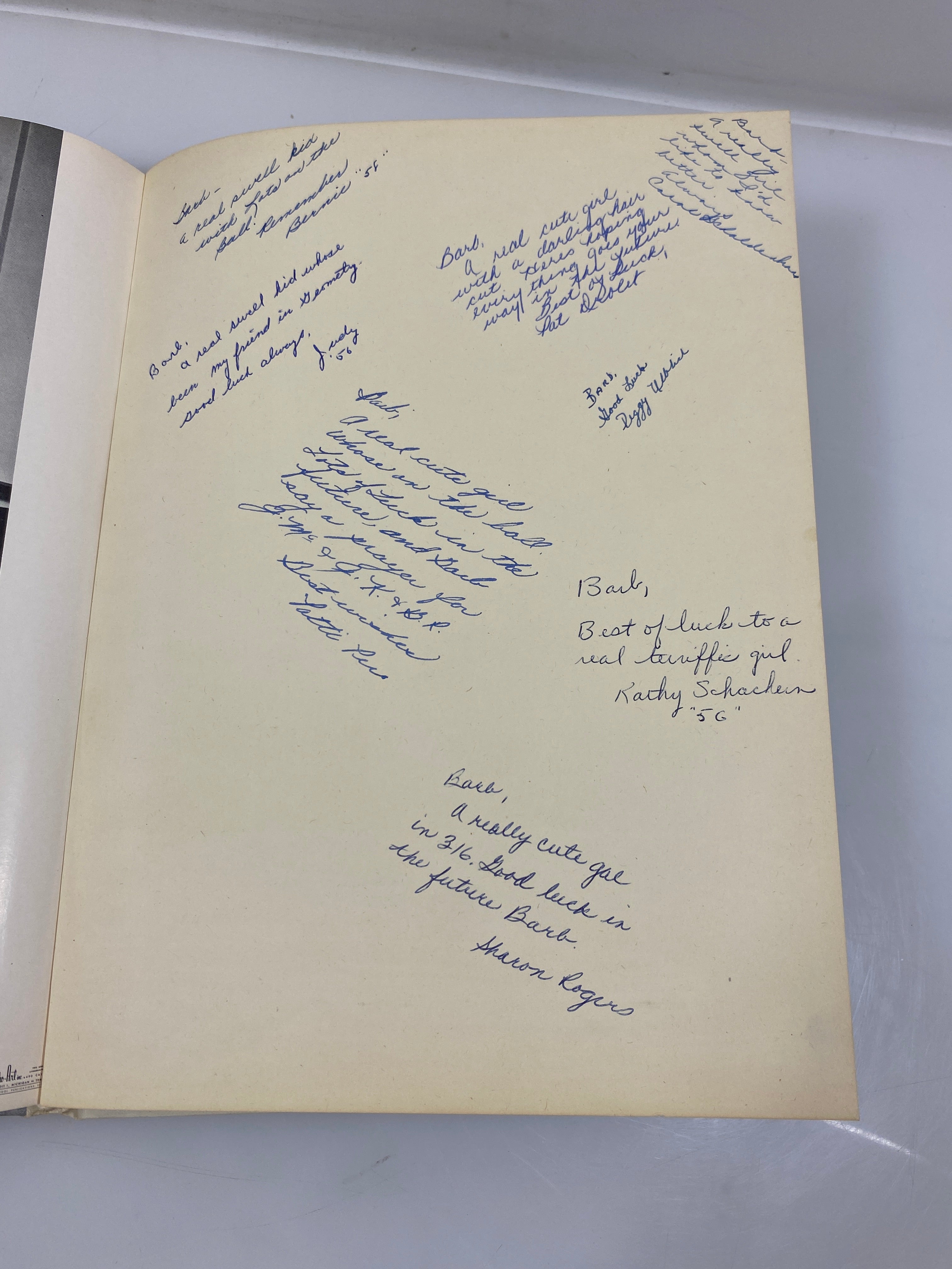 1956 Immaculata High School Yearbook Detroit, MI HC