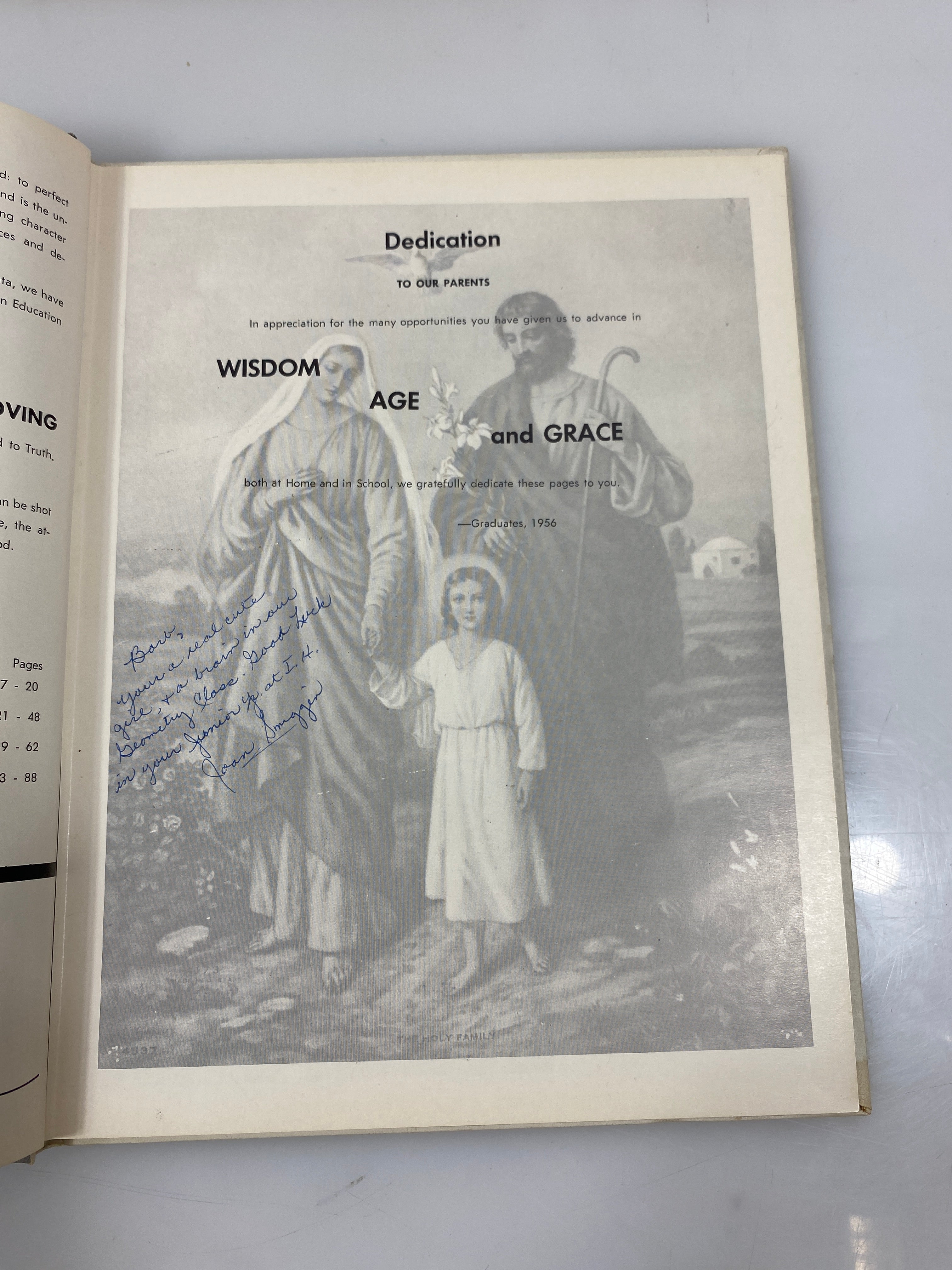 1956 Immaculata High School Yearbook Detroit, MI HC