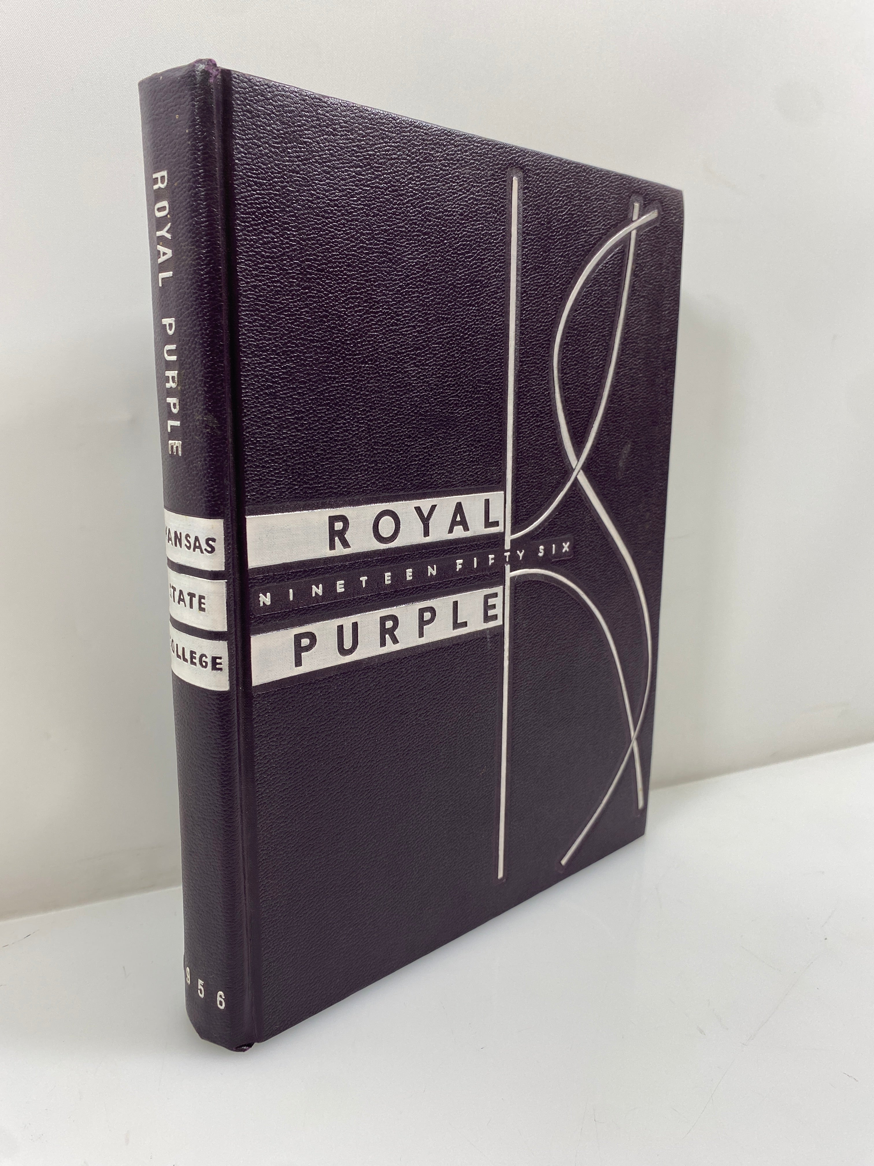 1956 Kansas State College Yearbook "Royal Purple" HC
