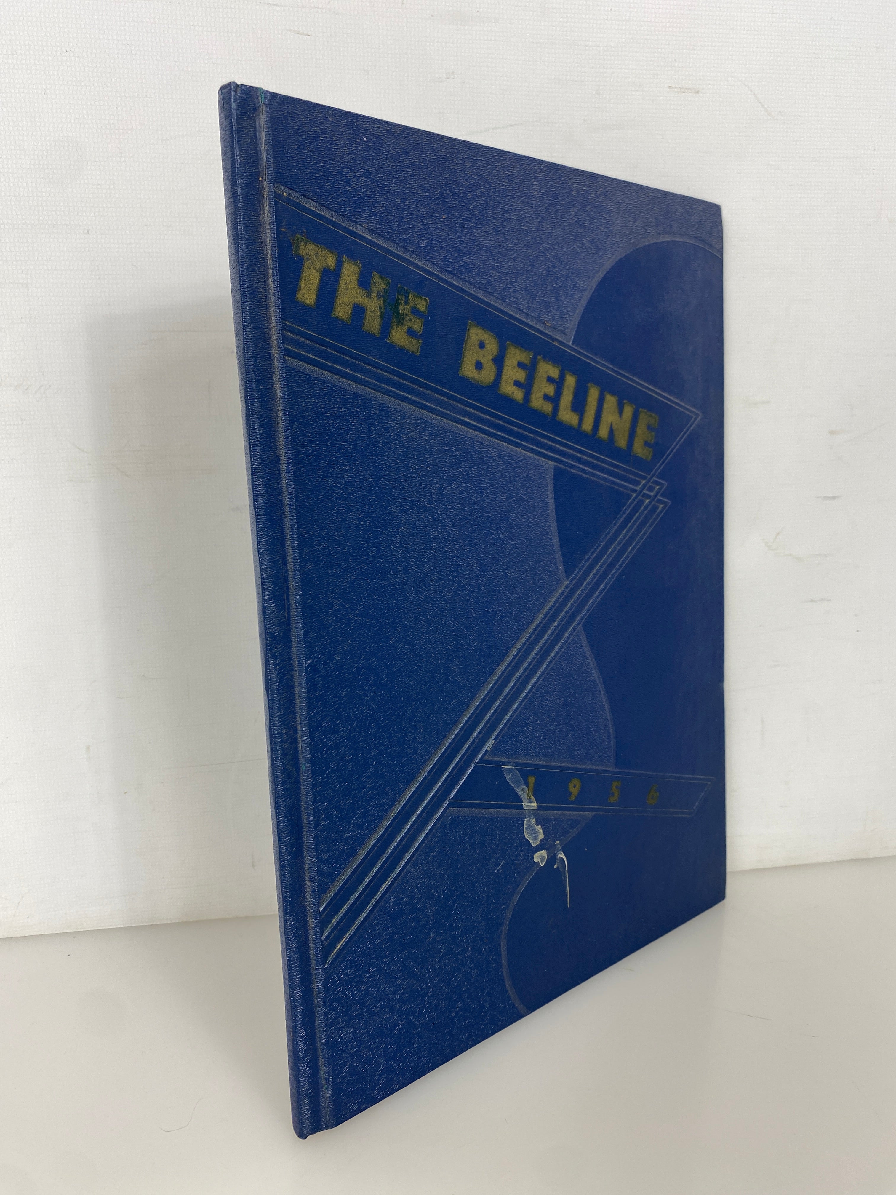 1956 North Huron High School Yearbook "Beeline" Kinde Michigan HC