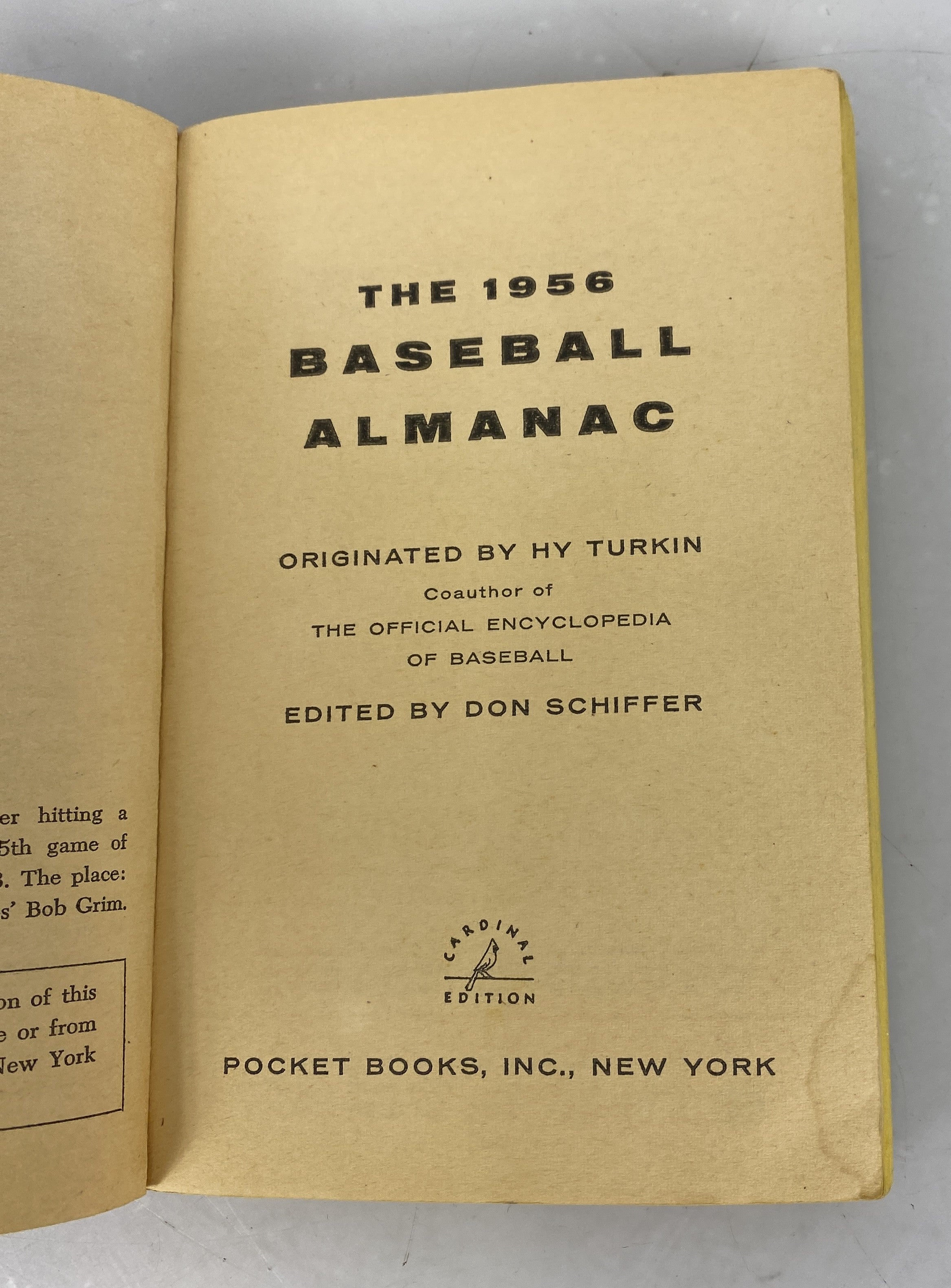 1956 Pocket Baseball Almanac SC Pocket Books