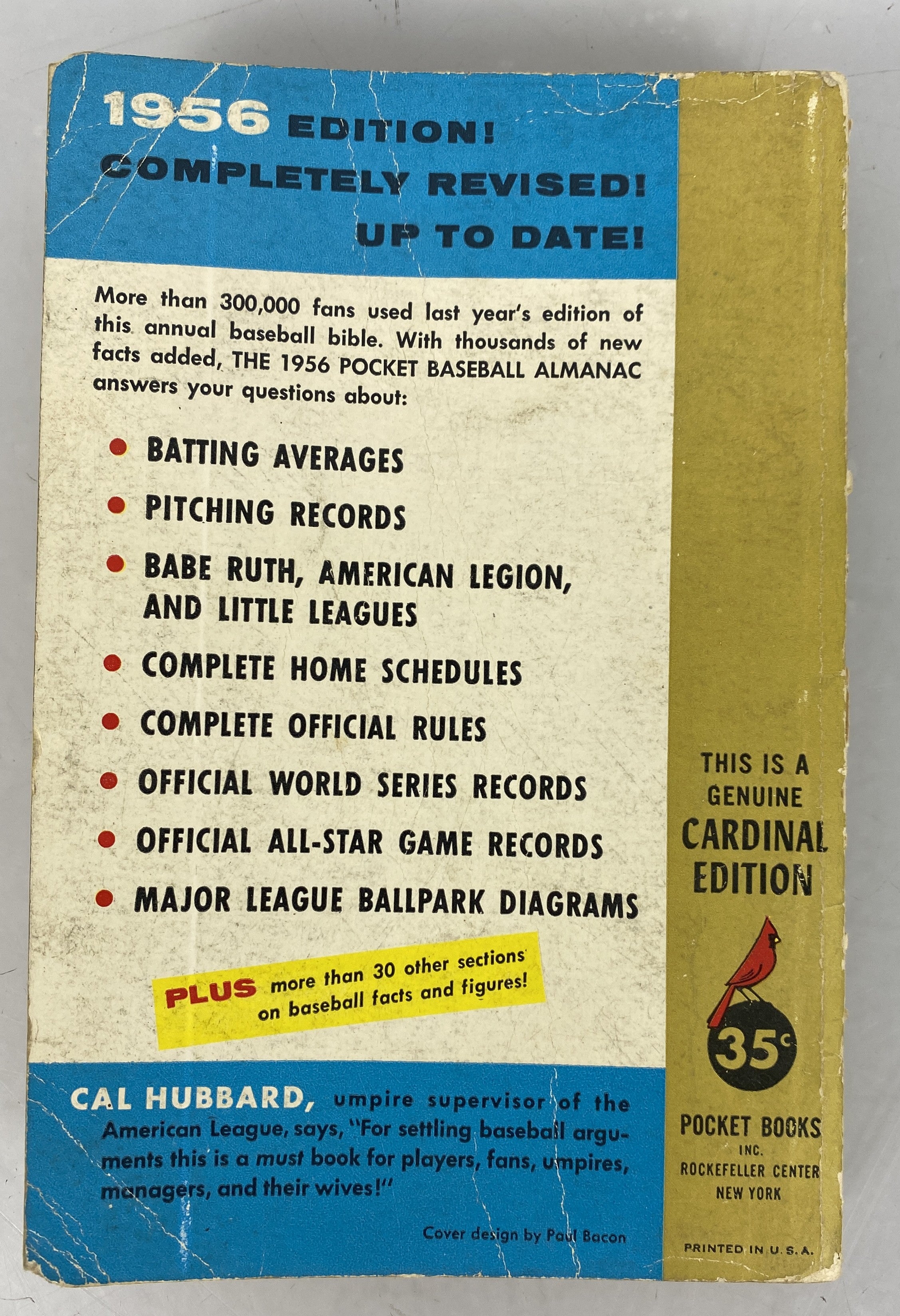 1956 Pocket Baseball Almanac SC Pocket Books