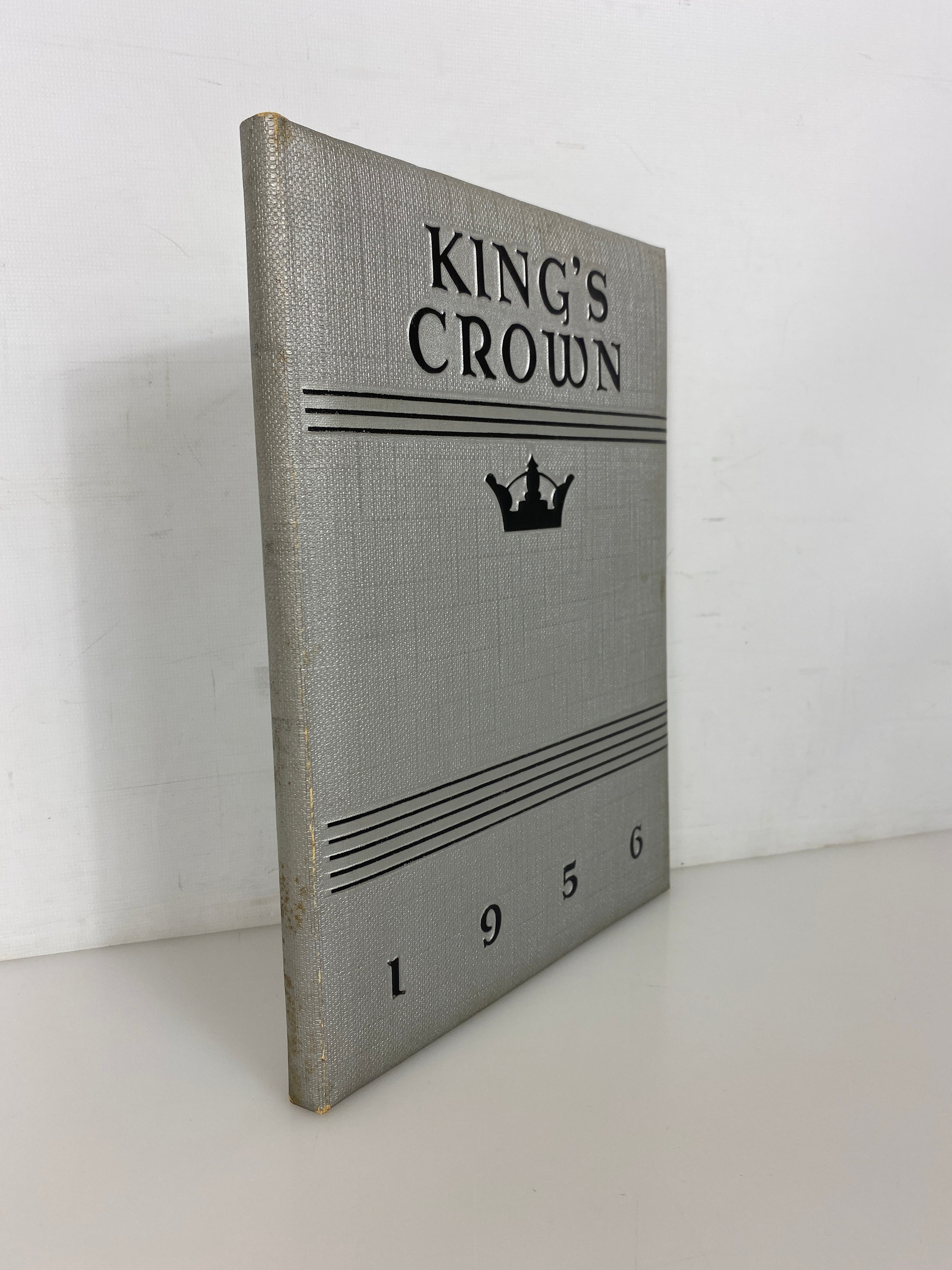 1956 Rufus King High School Yearbook "King's Crown" Milwaukee WI HC