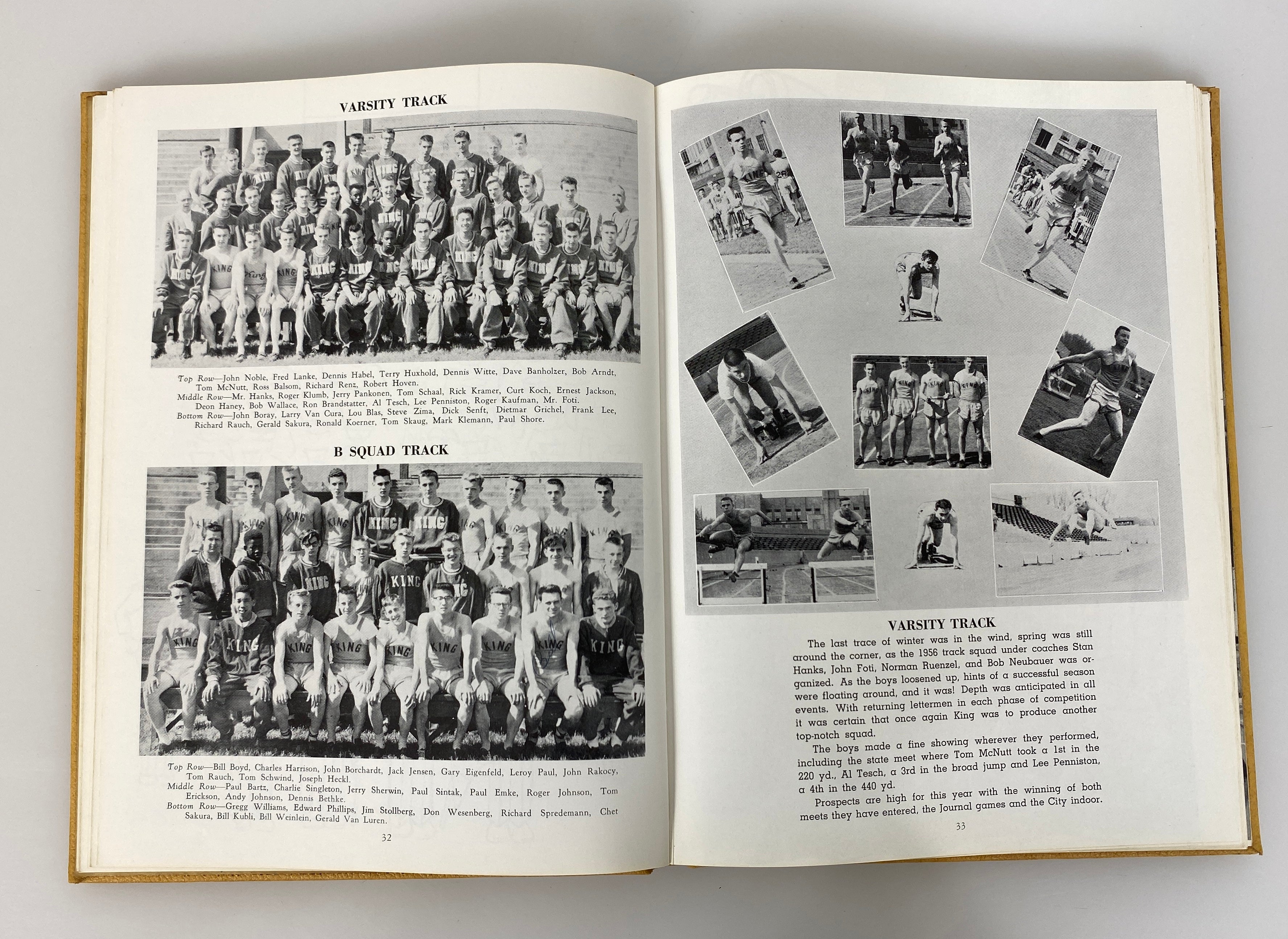 1957 Rufus King High School "King's Crown" Yearbook Milwaukee WI HC