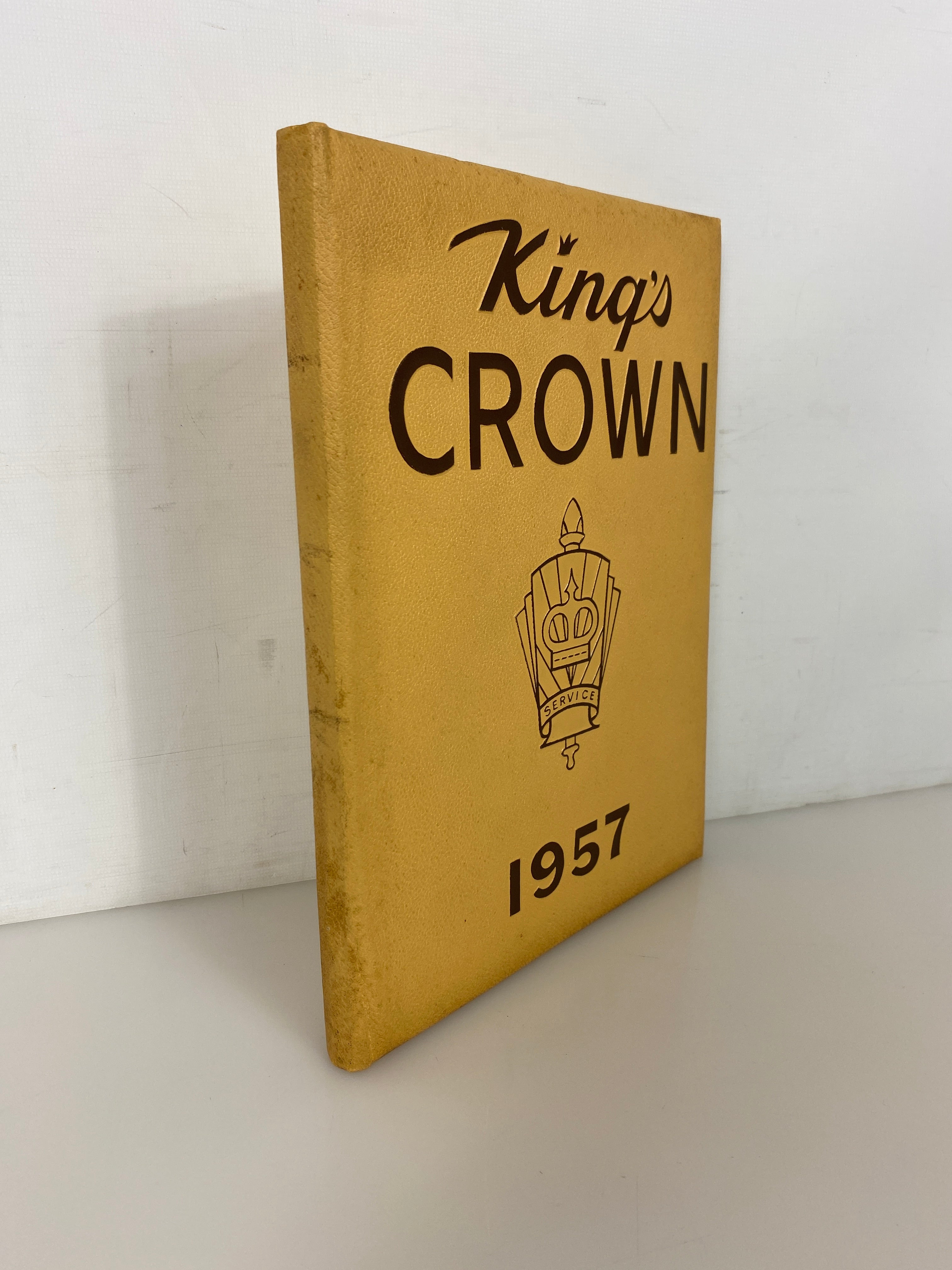 1957 Rufus King High School "King's Crown" Yearbook Milwaukee WI HC