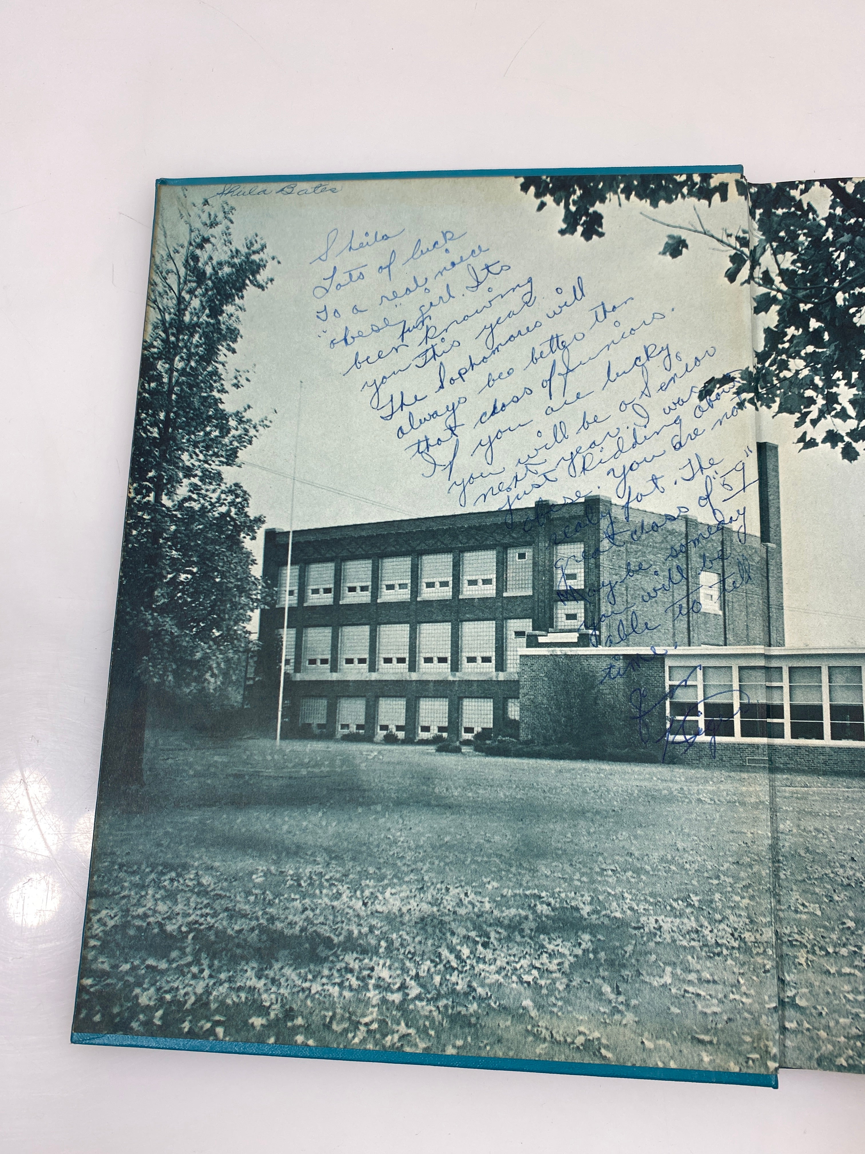1957 "Tomahawk" Okemos High School Yearbook Okemos, MI HC