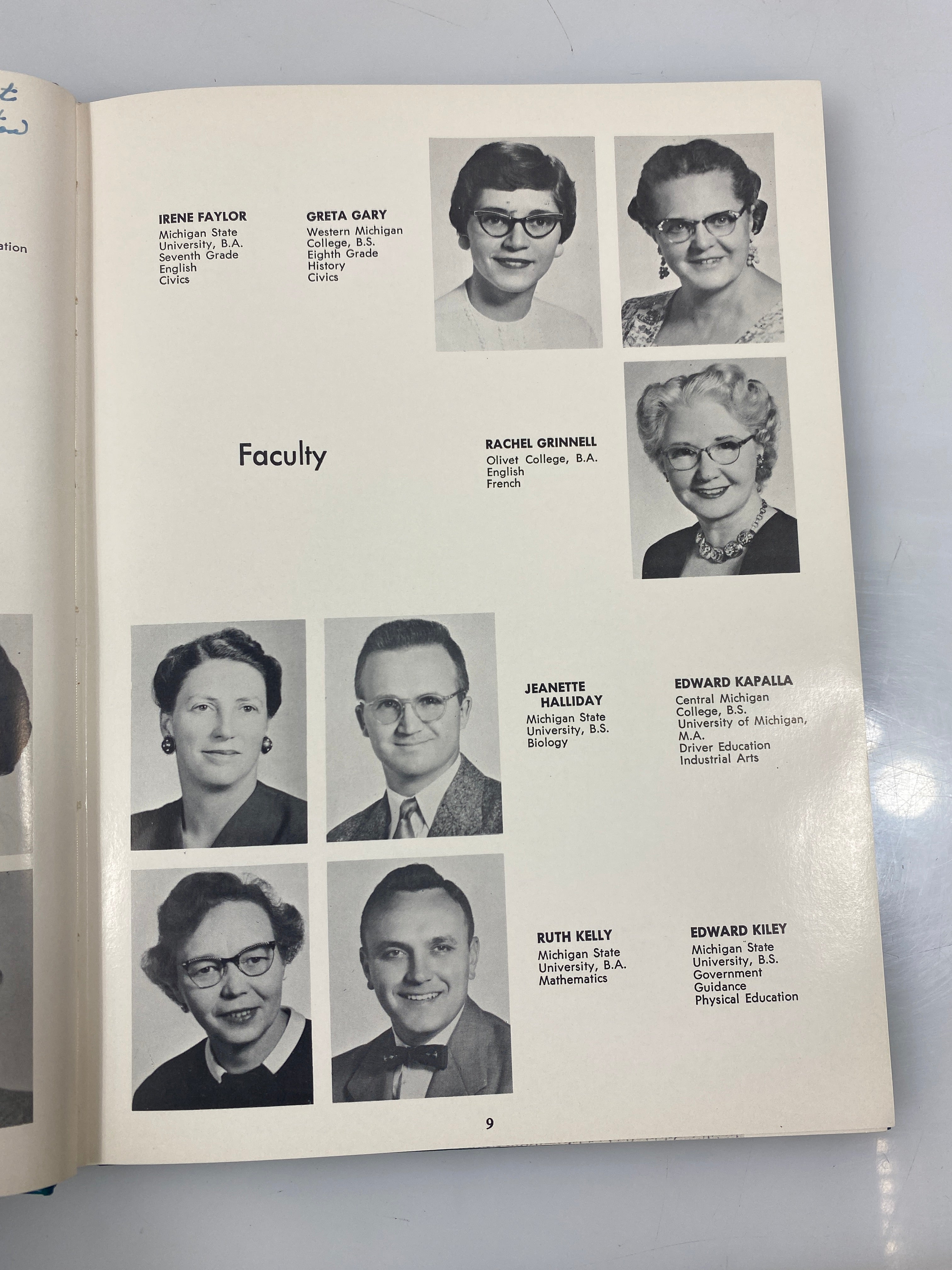 1957 "Tomahawk" Okemos High School Yearbook Okemos, MI HC