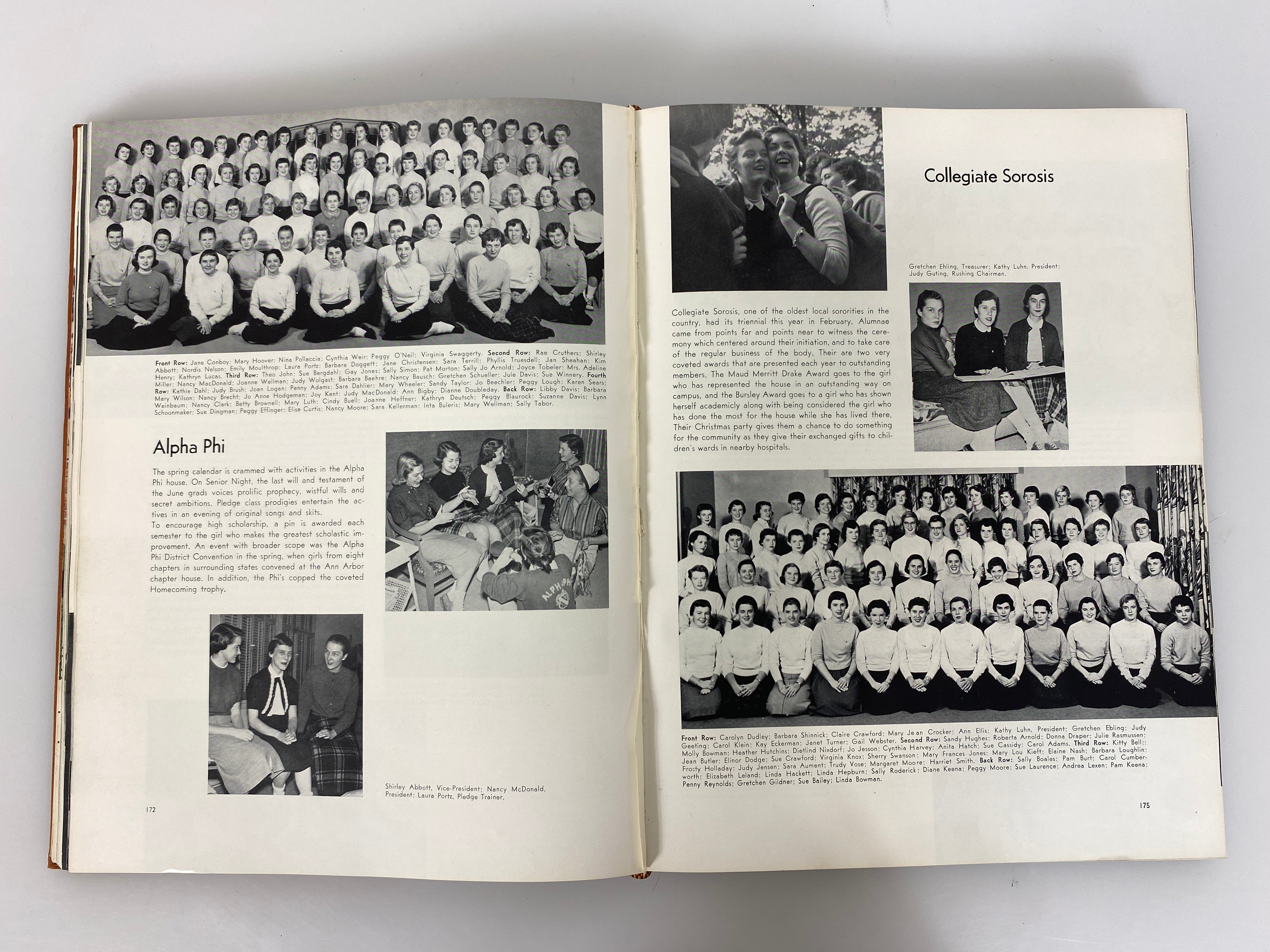 1957 University of Michigan Yearbook "Ensian" HC