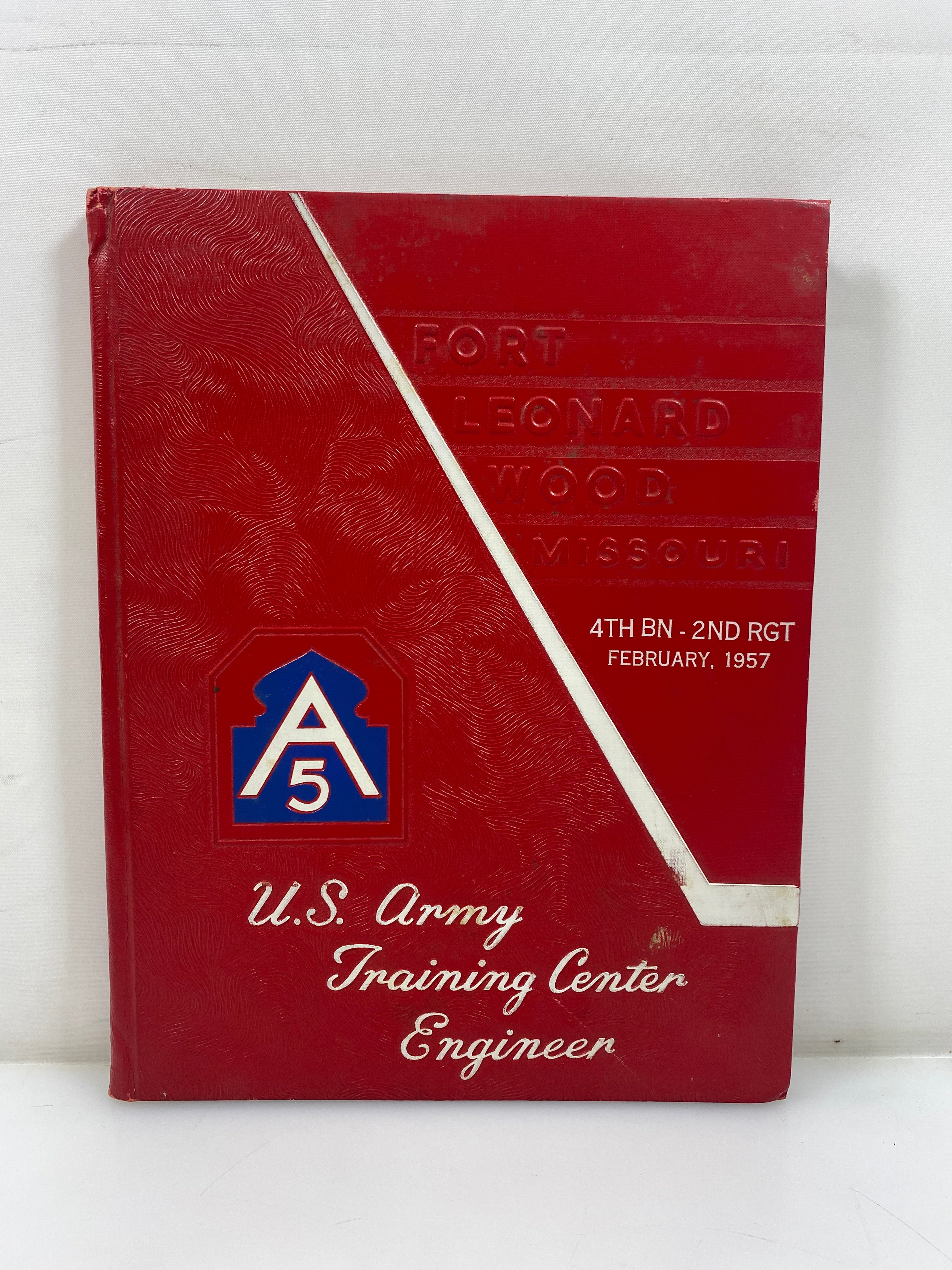 1957 US Army Training Center Engineer 4th BN - 2nd RGT Yearbook HC