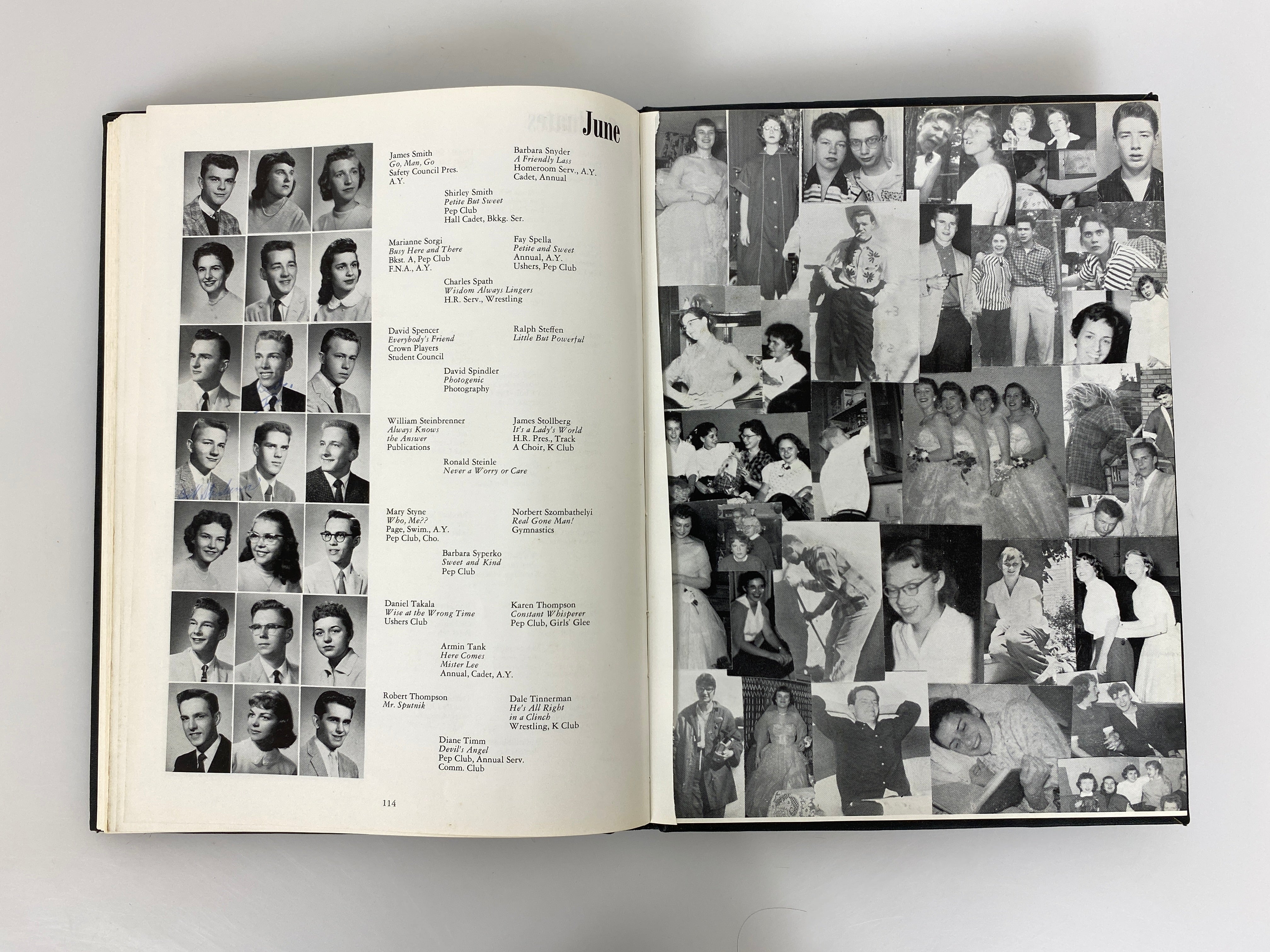 1958 Rufus King High School Yearbook "King's Crown" Milwaukee WI HC