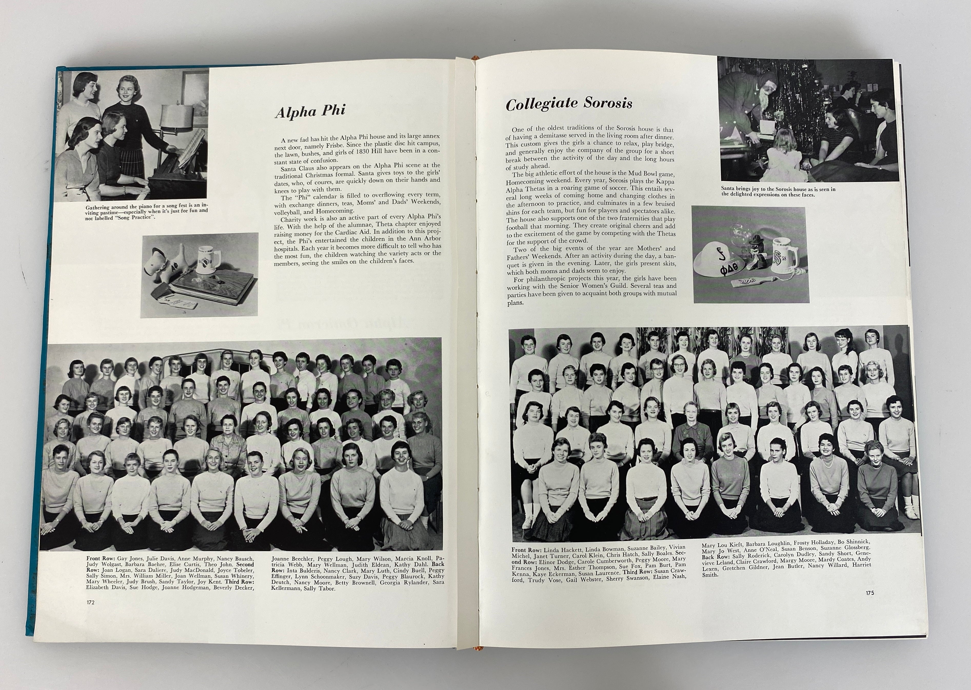 1958 University of Michigan Yearbook "Ensian" HC