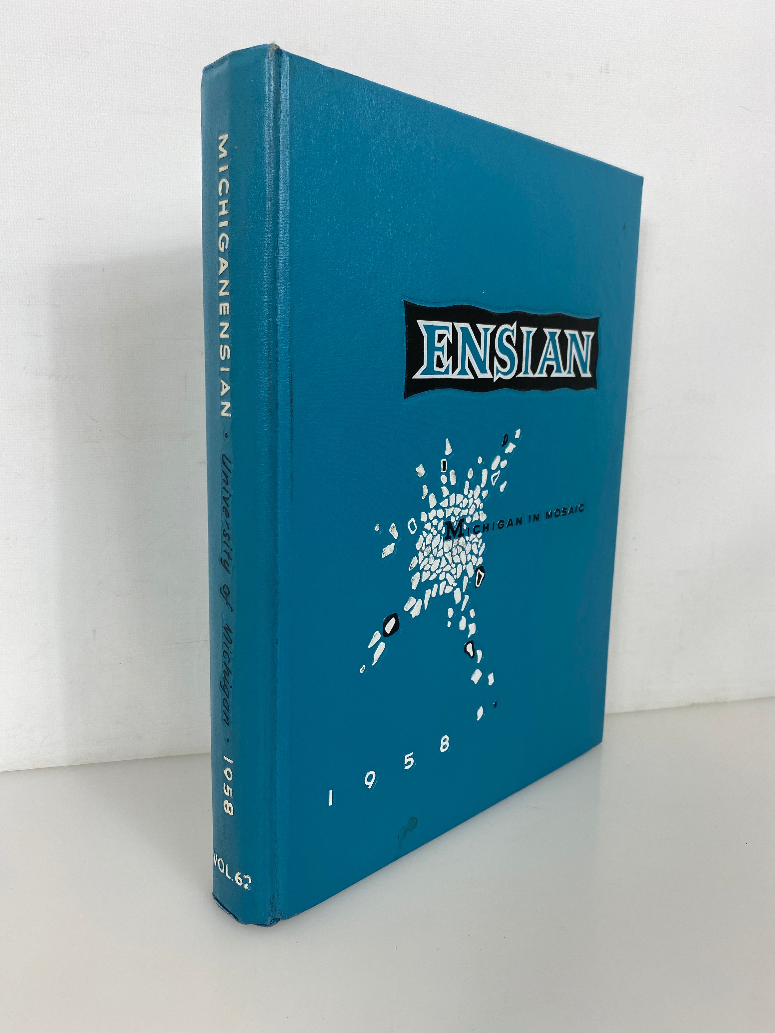 1958 University of Michigan Yearbook "Ensian" HC