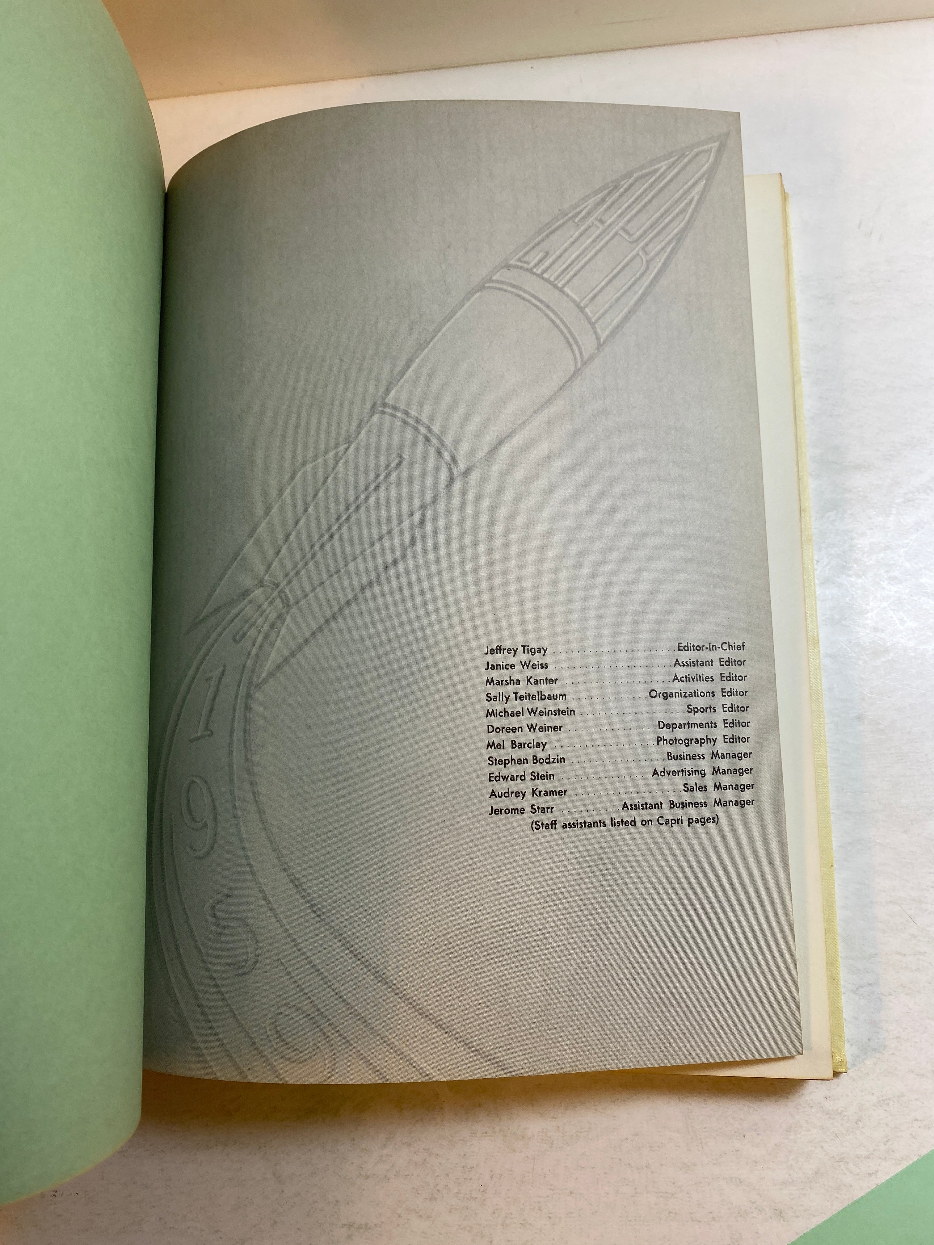 1959 "Capri" Samuel Mumford High School Detroit, MI Yearbook