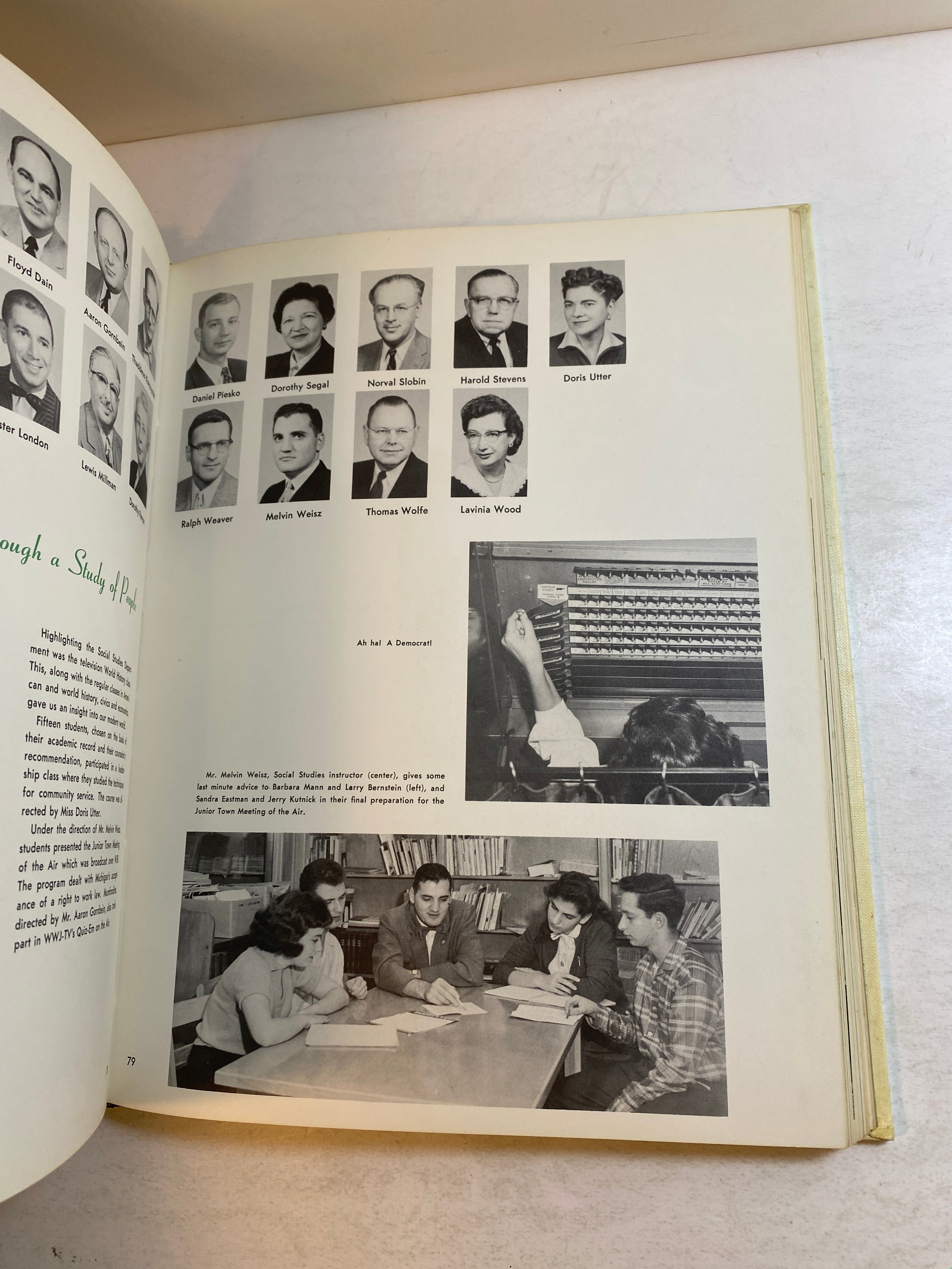 1959 "Capri" Samuel Mumford High School Detroit, MI Yearbook