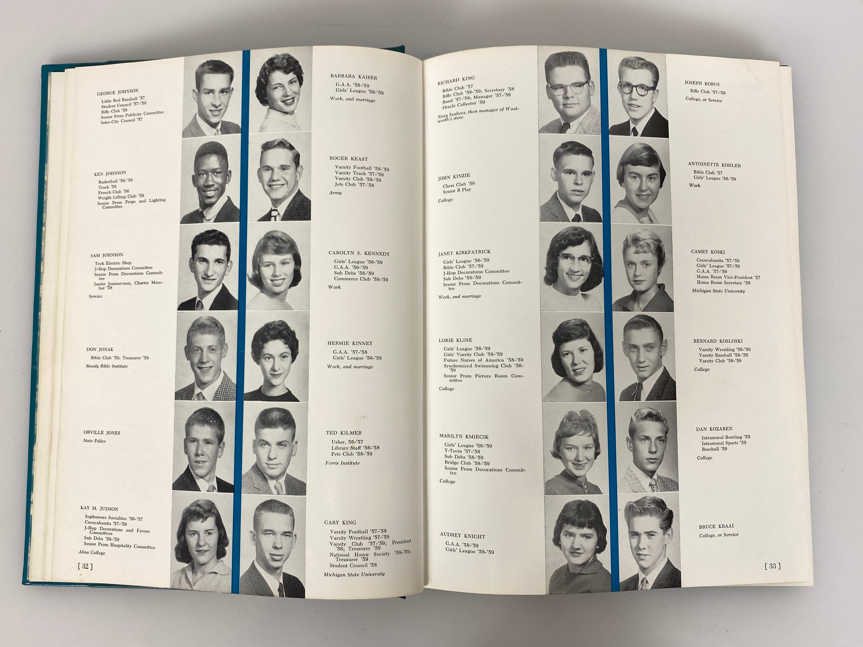 1959 J.W. Sexton High School Yearbook Lansing Michigan HC