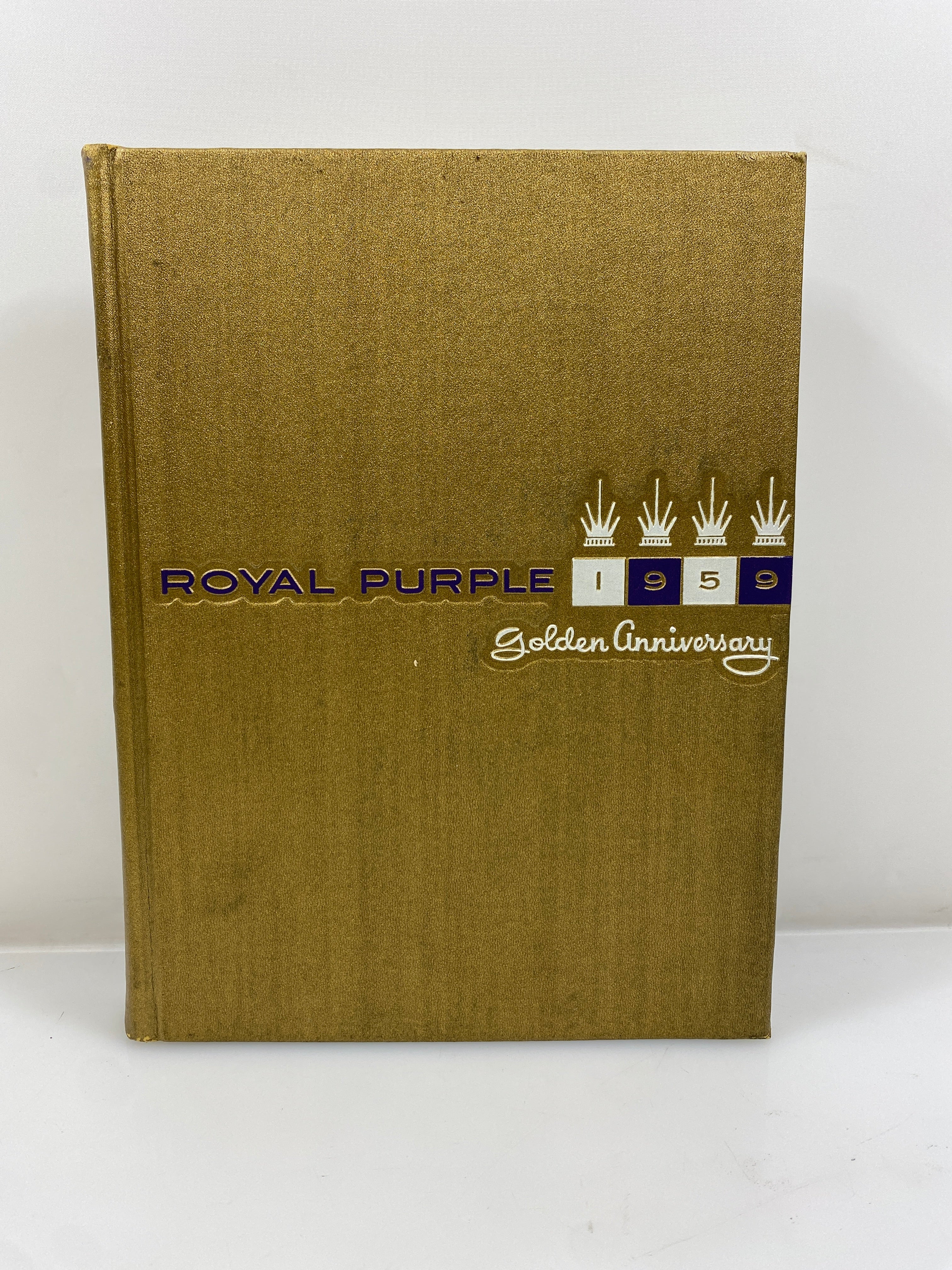1959 Kansas State University Yearbook Royal Purple Golden Anniversary HC