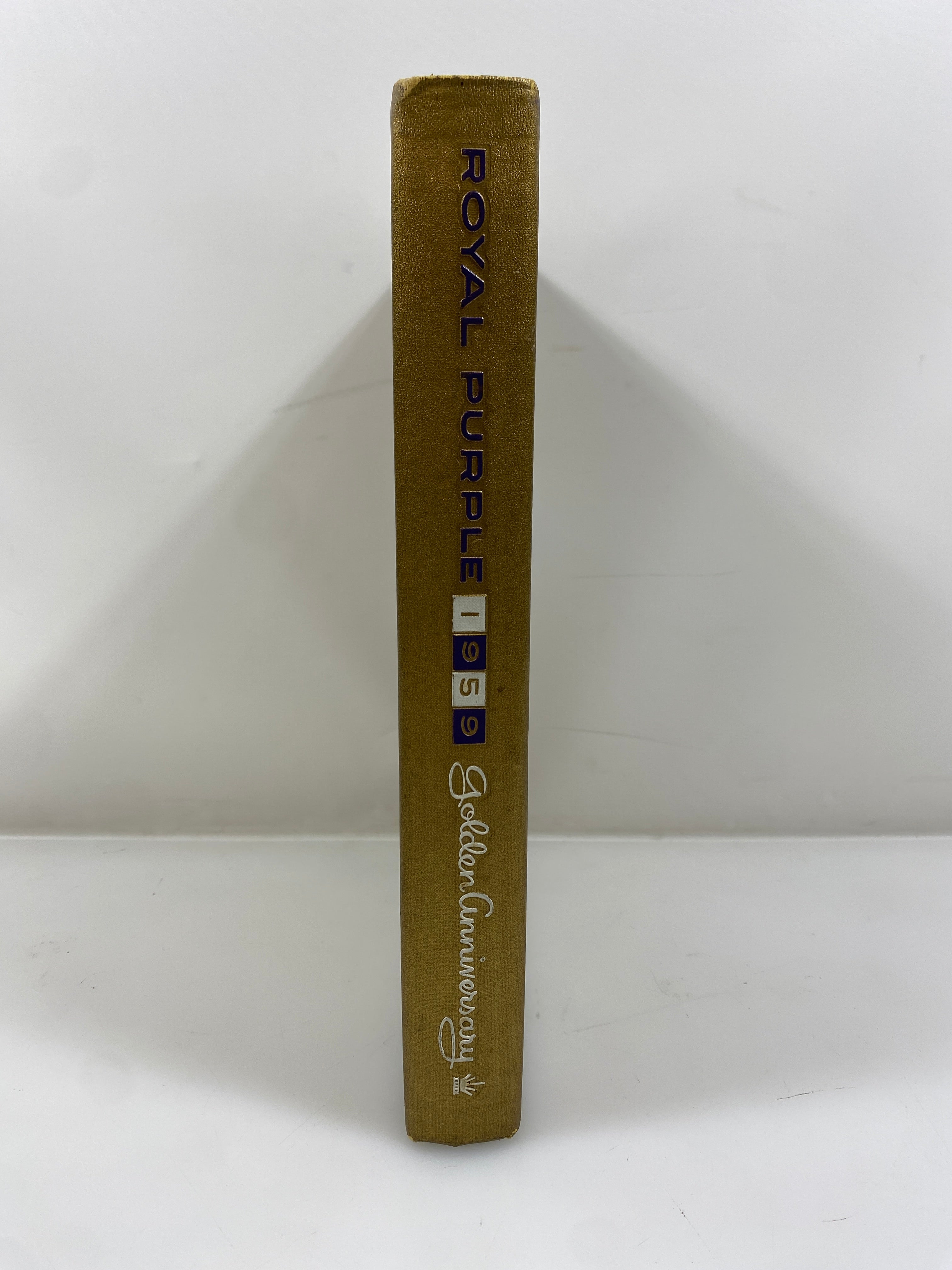 1959 Kansas State University Yearbook Royal Purple Golden Anniversary HC